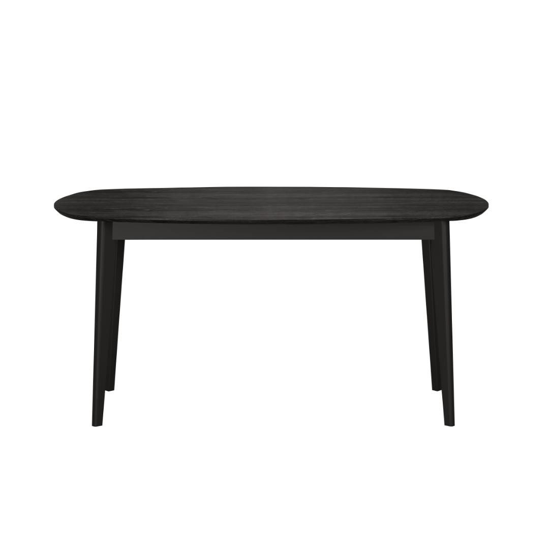 trendteam Esstisch Ronin Esstisch 90x160cm Asche-Dekor schwarz.