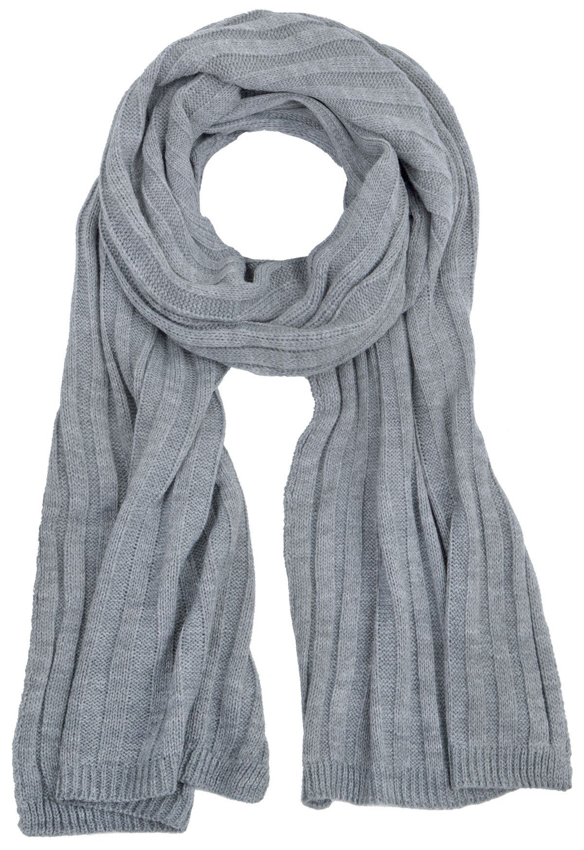 Faera Strickschal, (1-St), Winterschal Strickschal für Damen und Herren Schal Strick Winter