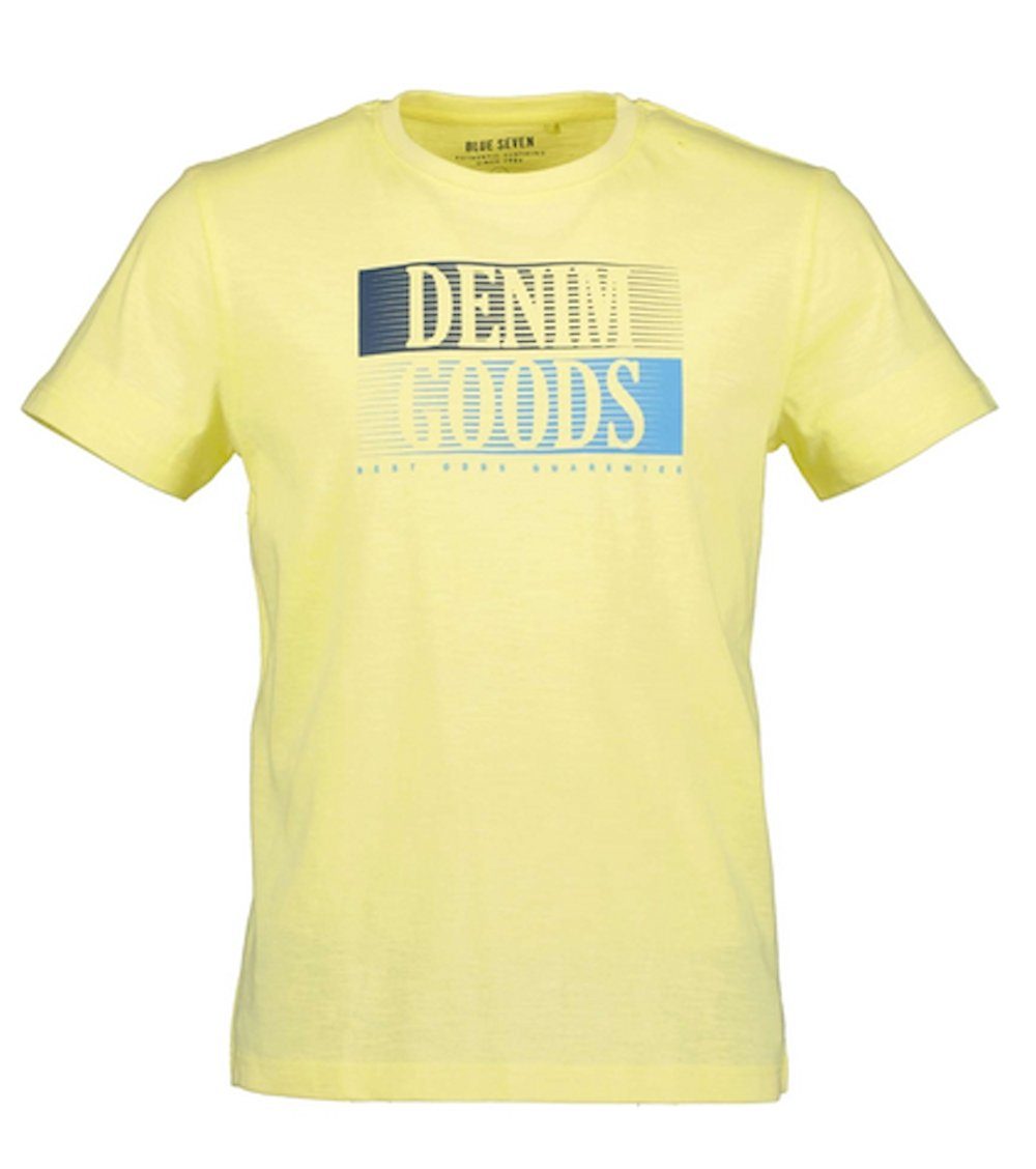 GOODS T-Shirt zitrone T-Shirt DENIM Blue Seven Seven Blue Herren (1-tlg)