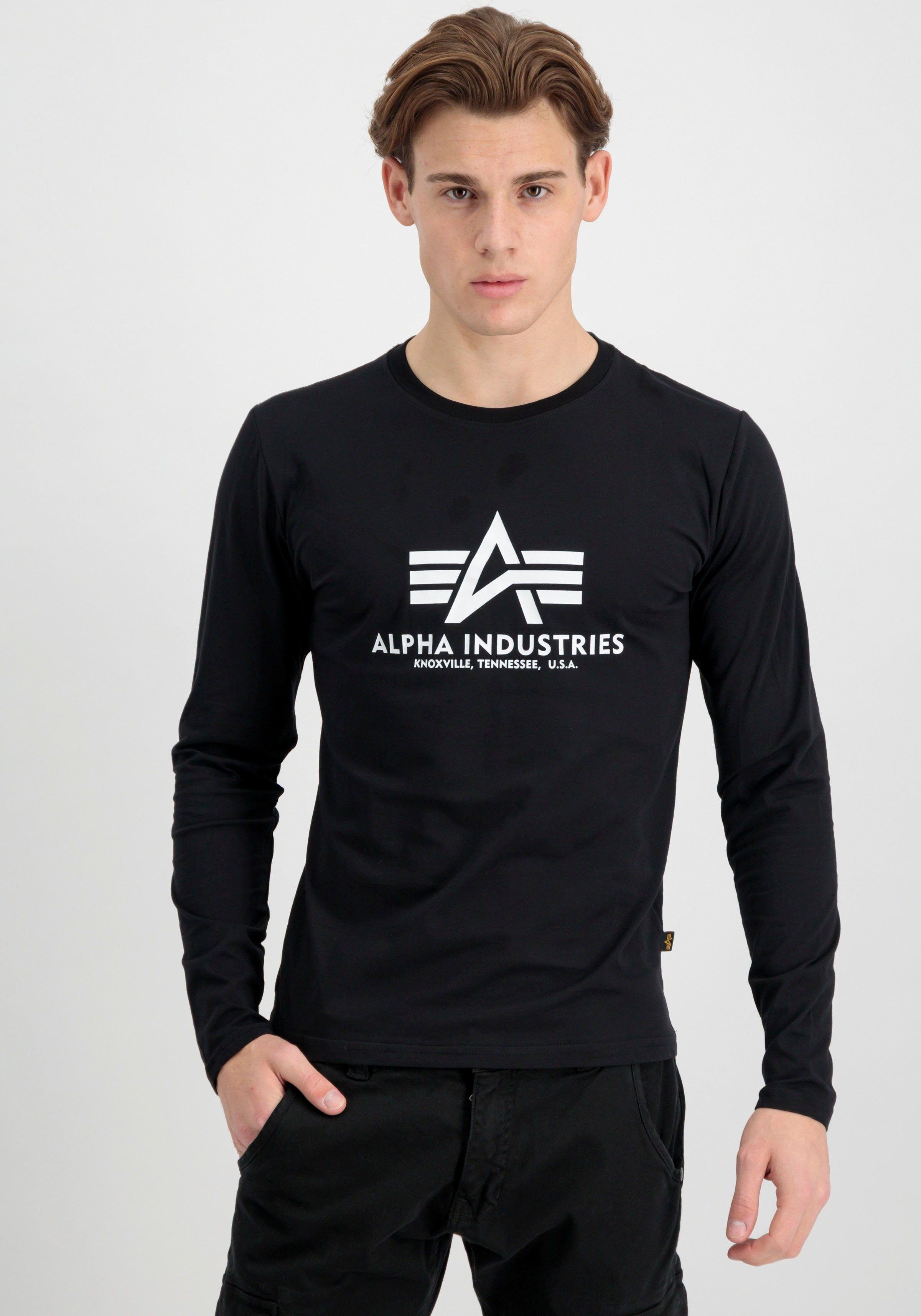 Alpha Industries Langarmshirt BASIC T - LS black