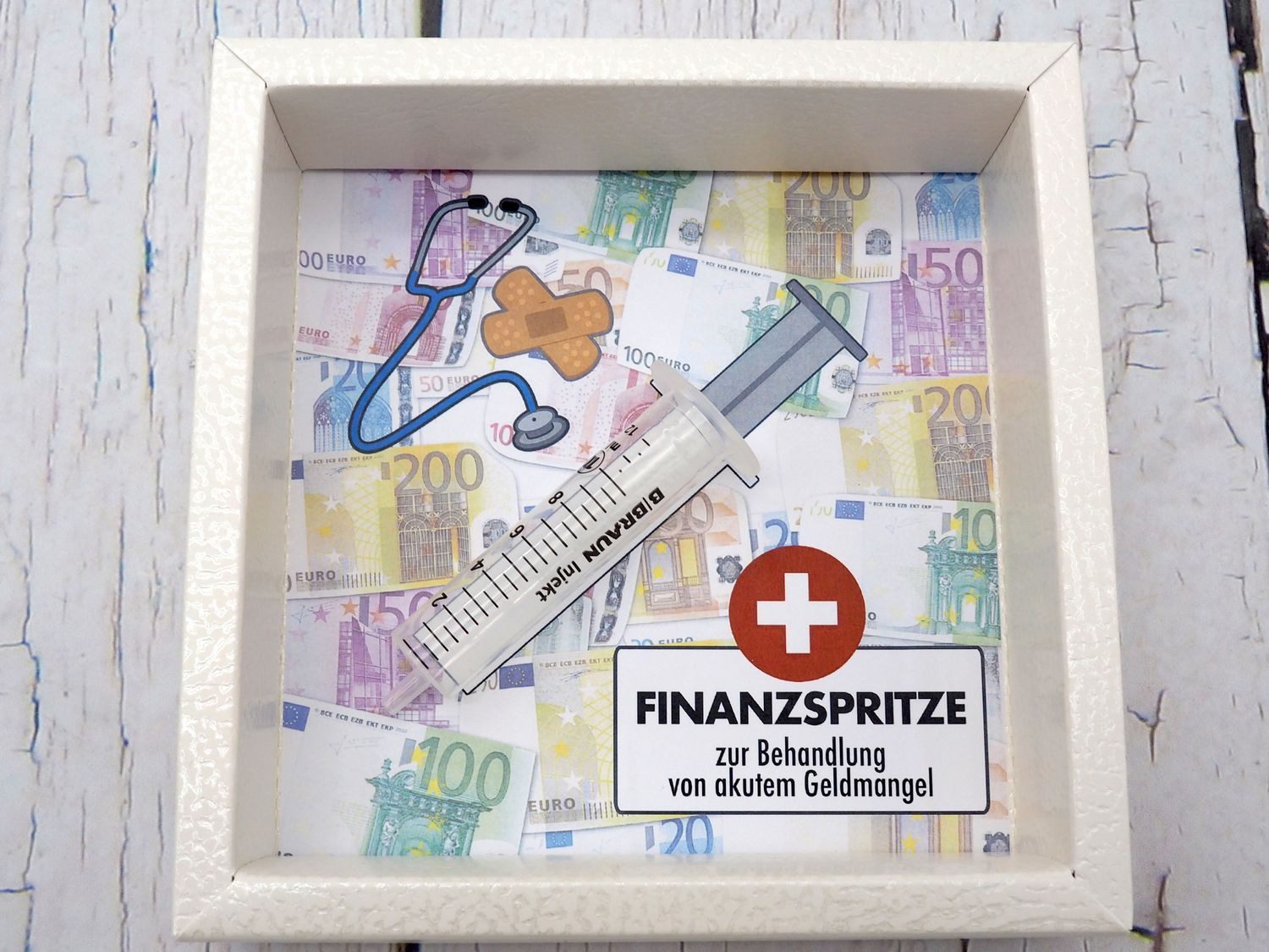 ZauberDeko Geschenkbox Geldgeschenk Finanzspritze Geld Zuschuss Lustig Gutschein Geburtstag – Bild 4 von 4