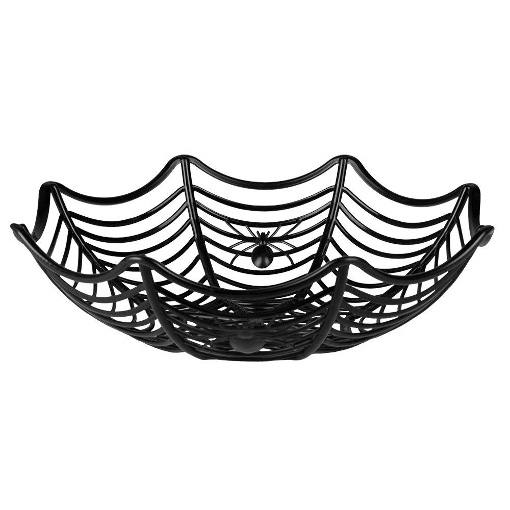 Boland Dekoobjekt Spinnennetz Schale Halloween Dekoration, günstig online kaufen