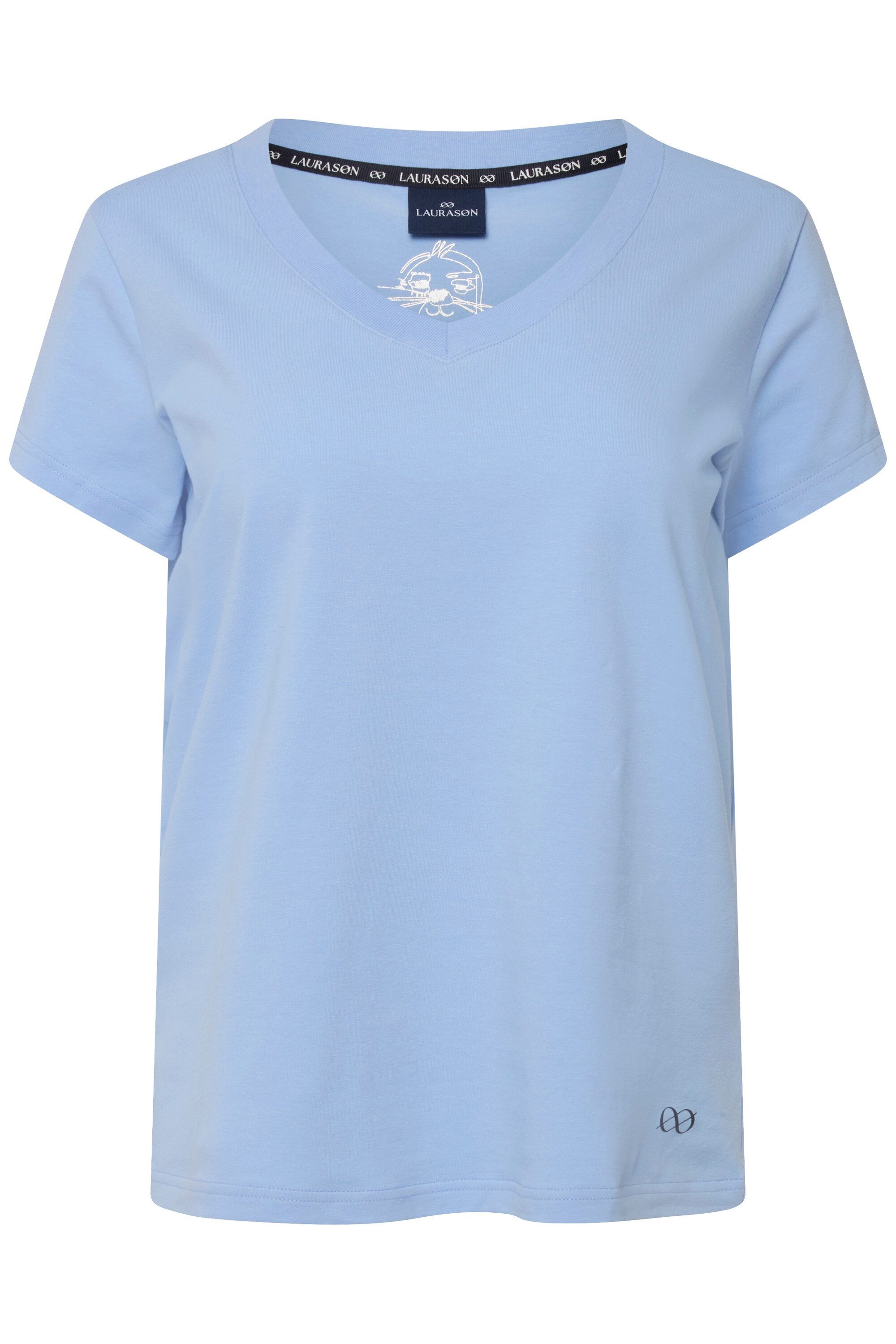 Laurasøn T-Shirt T-Shirt kleiner Knoten Print günstig online kaufen