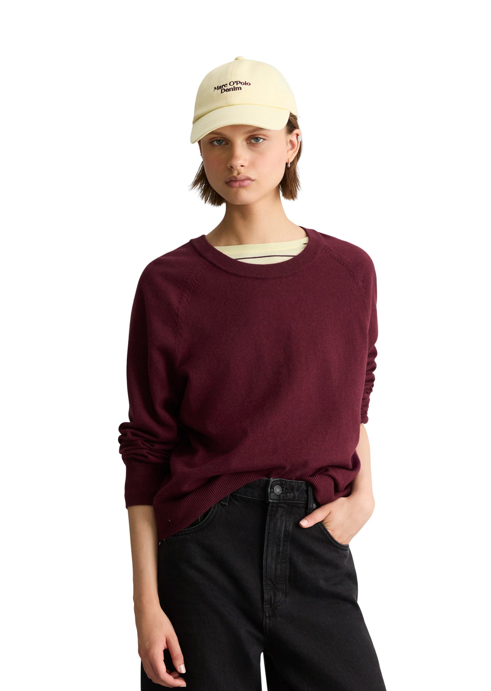 Marc O'Polo DENIM Strickpullover aus Soft Cotton Stretch