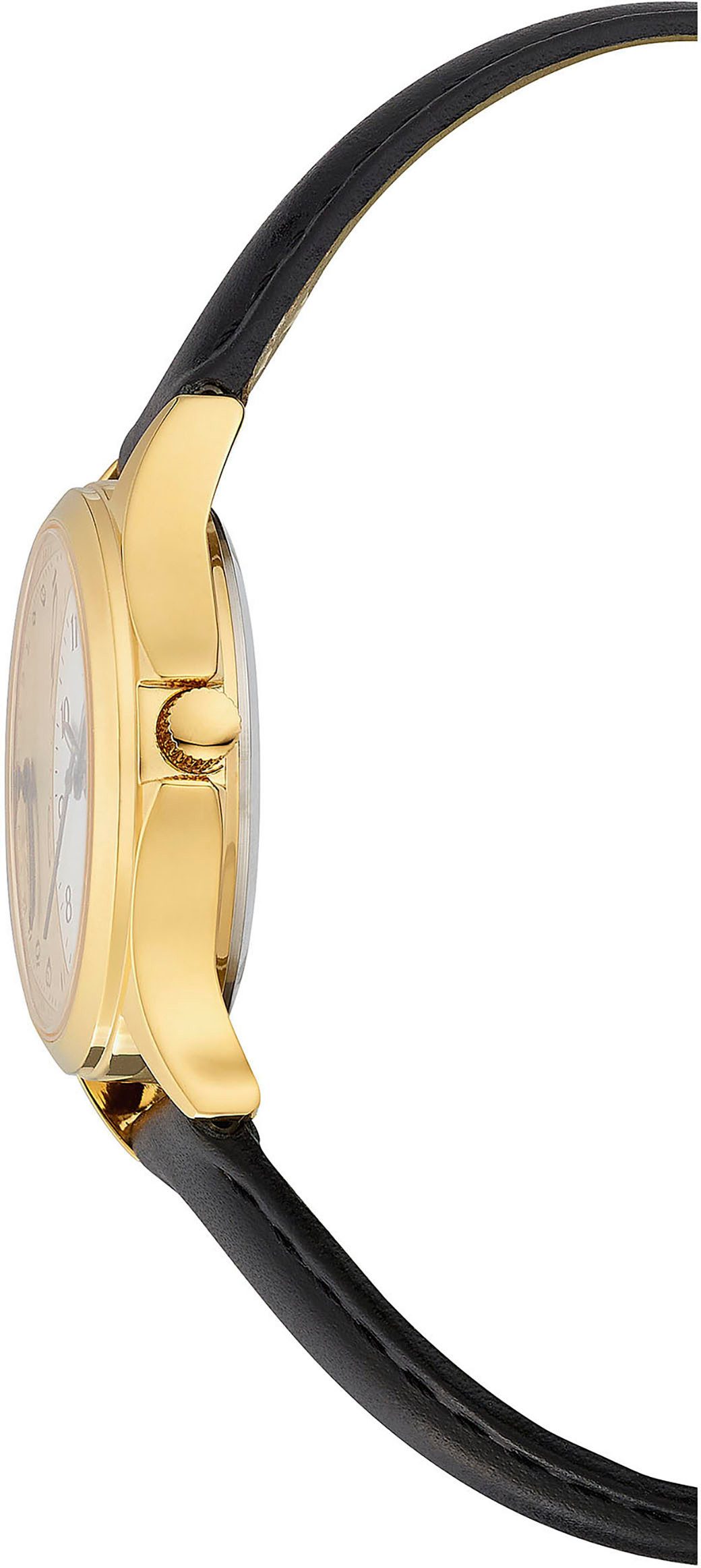 Tempic Quarzuhr, Armbanduhr, Damenuhr, analog, Lederarmband, Leuchtzeiger günstig online kaufen