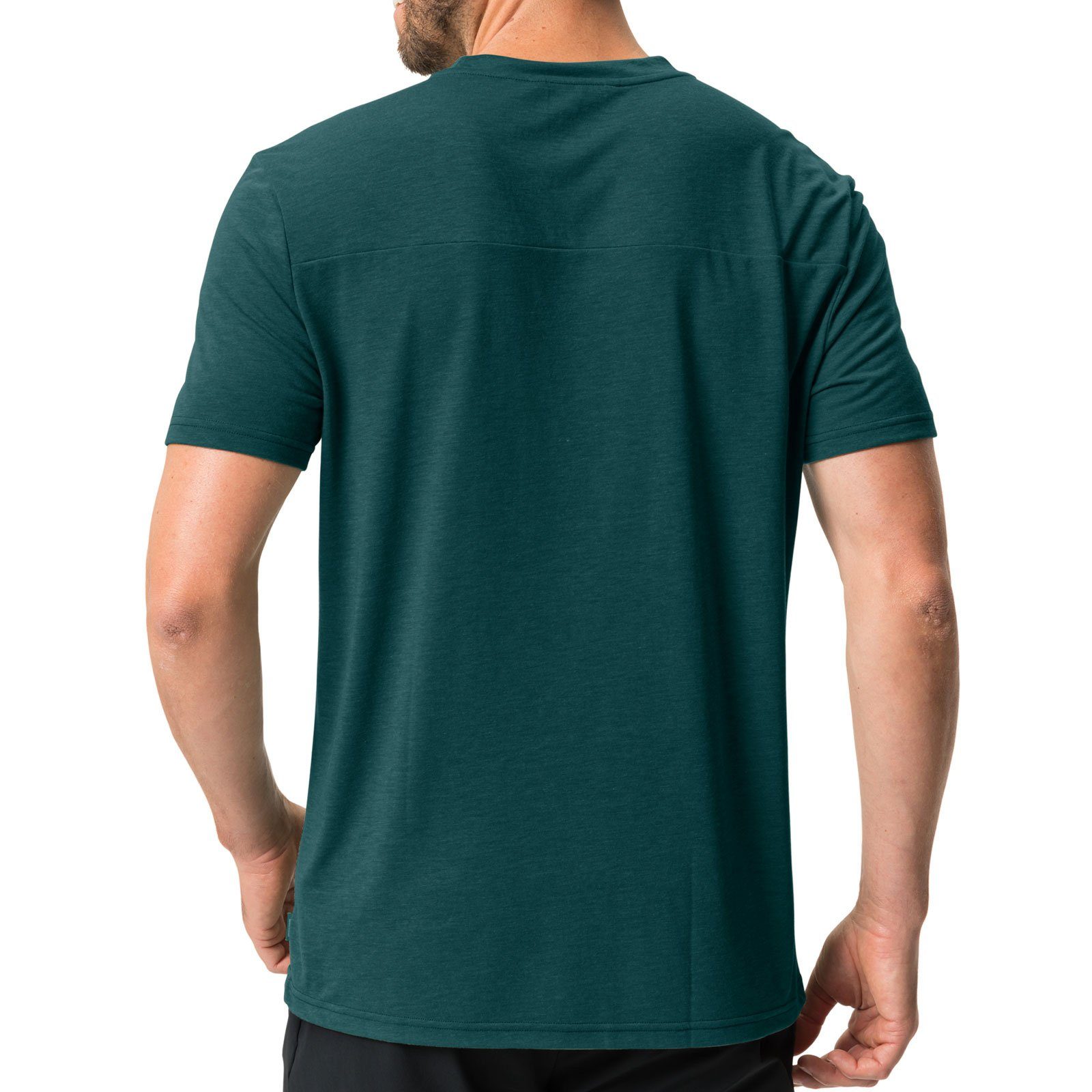 zu T-Shirt mallard Tekoa III green 42770-371 aus hergestellt T-Shirt Holzfasern VAUDE 25%