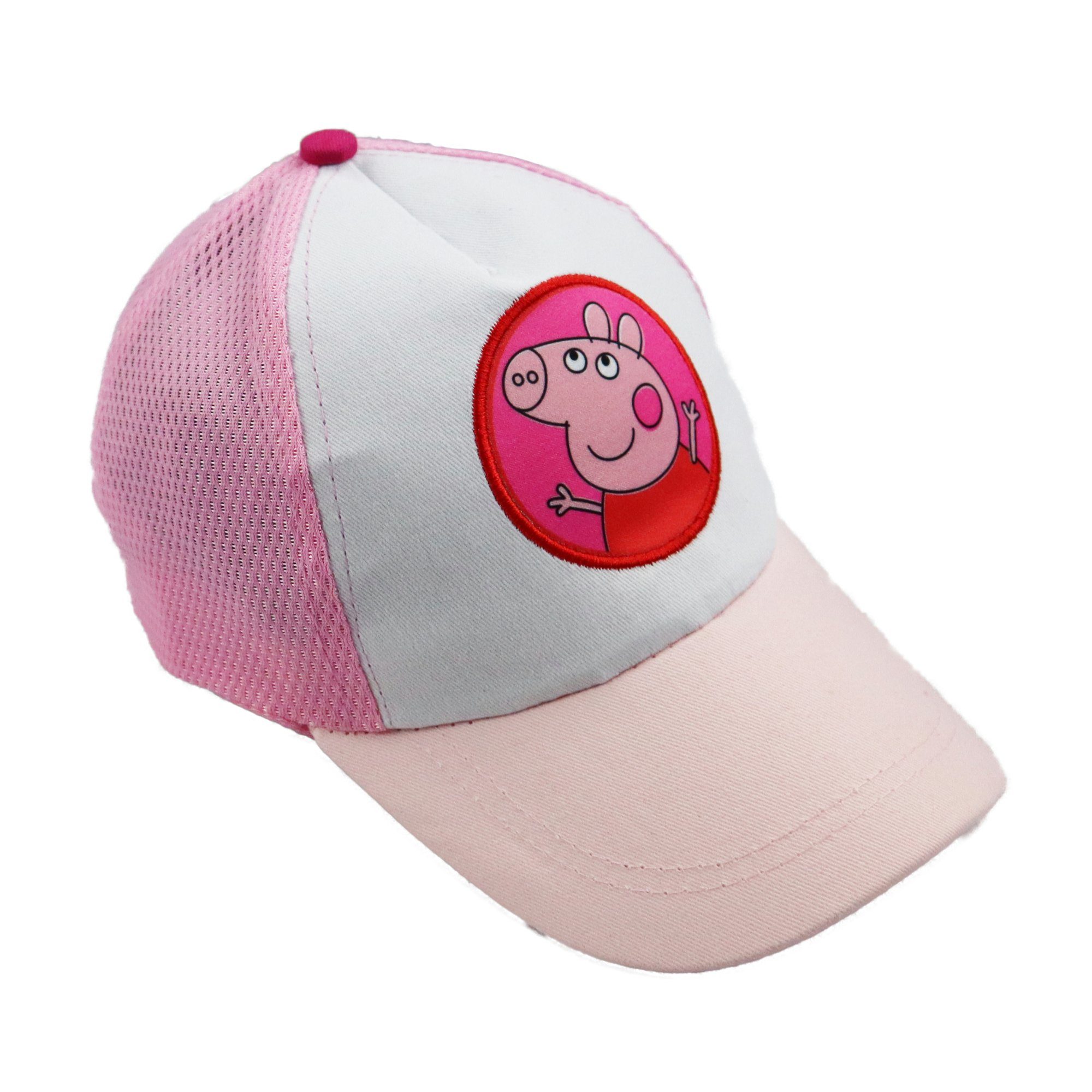 Peppa Kinder 48/51 Baby Kappe Wutz Peppa Pig Baseball Gr. Baseball Cap Rosa