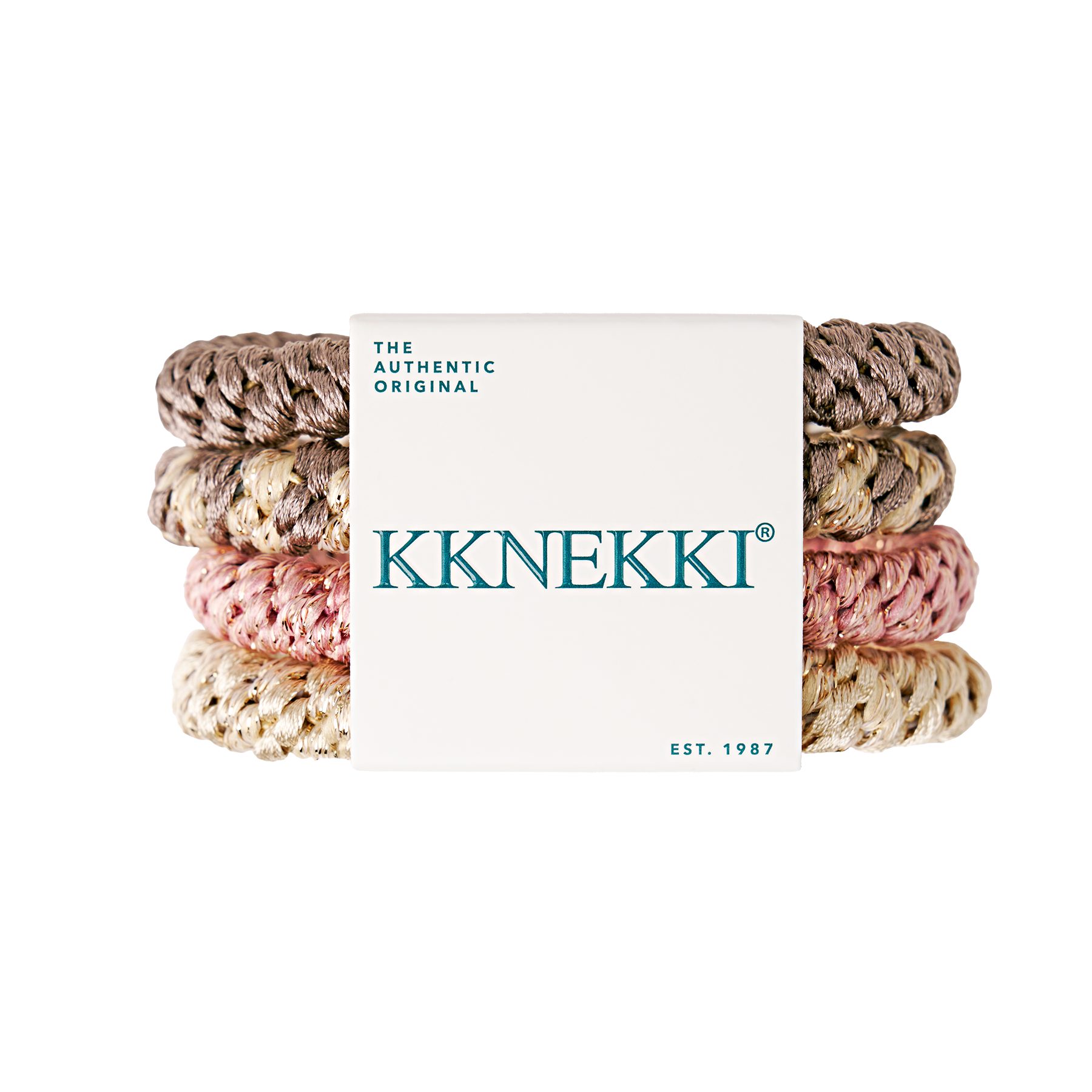 KKNEKKI Haargummi Original Hair Ties - 4er Bundle