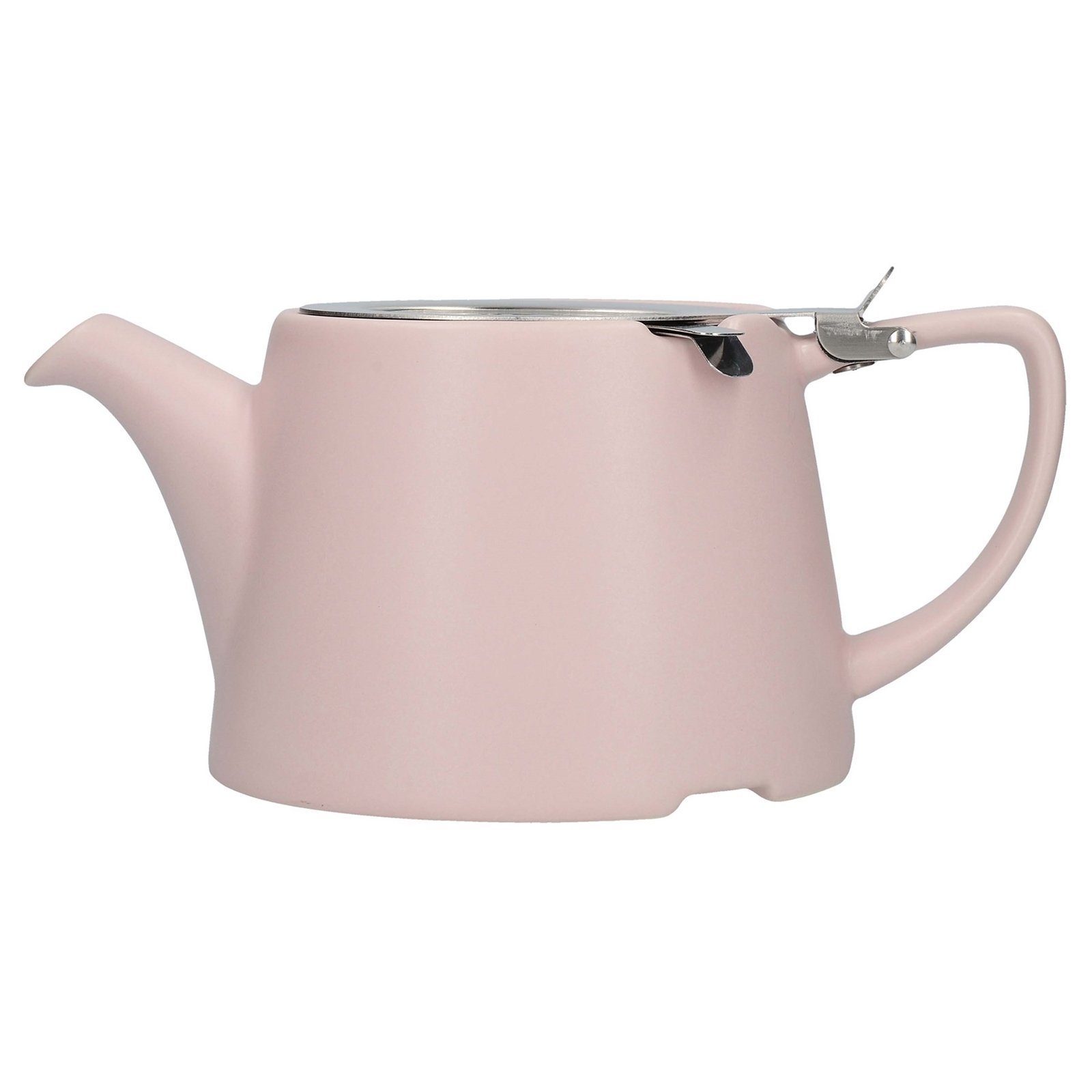 Neuetischkultur Teekanne Teekanne Keramik/Edelstahl London Pottery Oval, 0.75 l Altrosa
