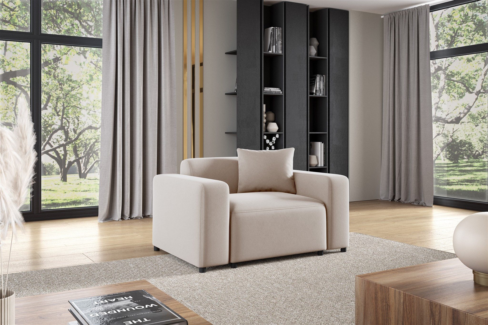 Fun Möbel Sessel Designersessel MEGAN in günstig online kaufen