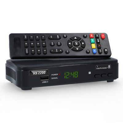 Zehnder »HX-2200 Sat Receiver« SAT-Receiver (Aufnahmefunktion, AAC-LC, PVR, HDMI, SCART, USB, Coaxial - Sat Receiver HD Timeshift & Einkabel tauglich)
