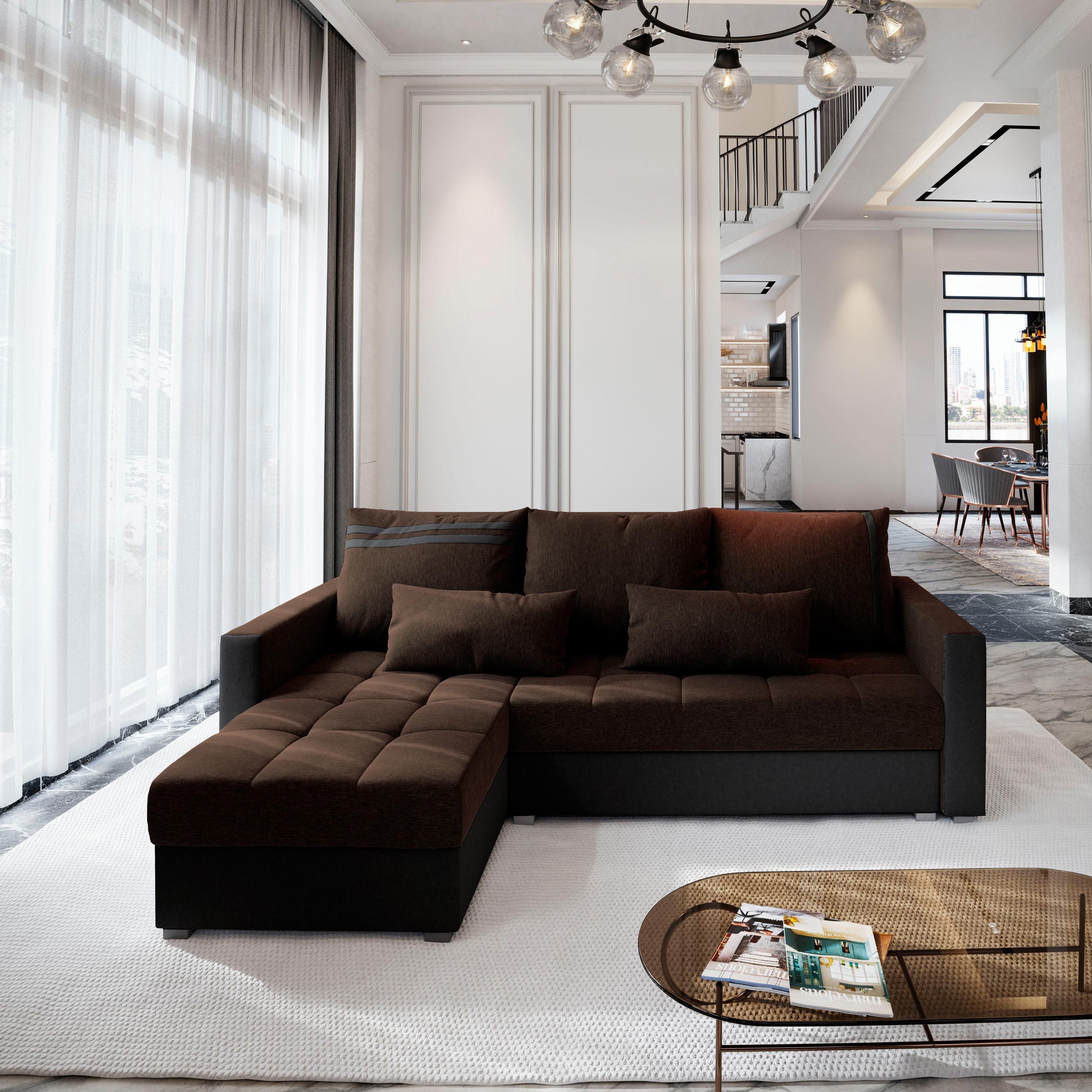 Masseno Ecksofa KOS PIK mit Schlaffunktion günstig online kaufen