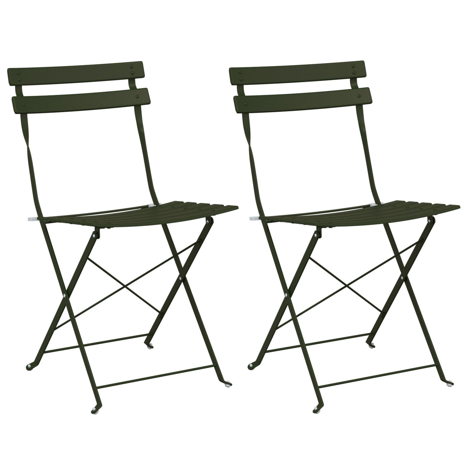 vidaXL Gartenstuhl Gartenstühle 2 Stk. Klappbar günstig online kaufen