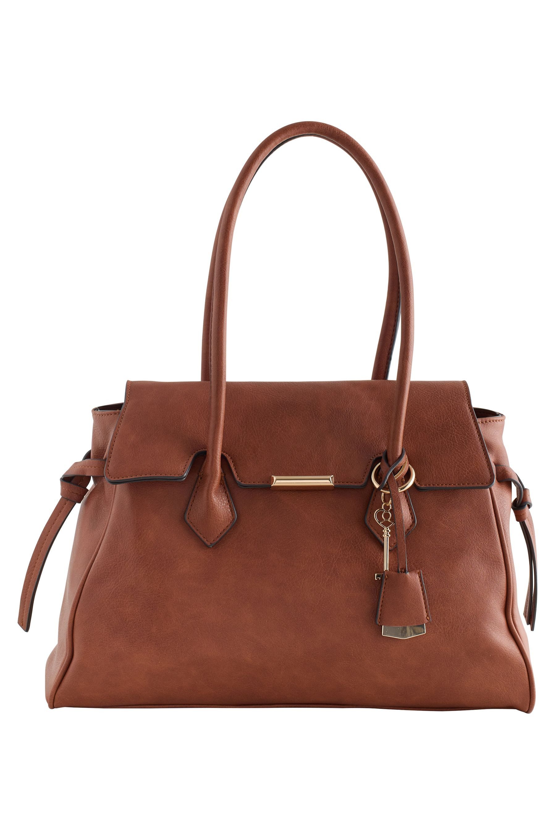 Next Einkaufsbeutel Strukturierte Umhängetasche