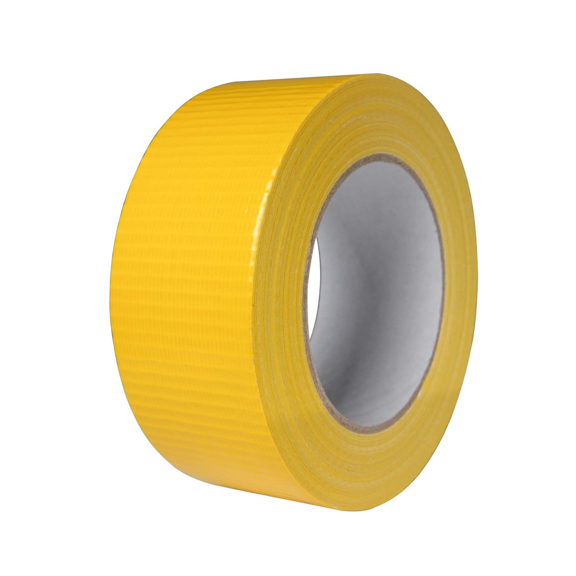 Scorprotect® x 48 mm Gaffaband Klebeband Gewebeklebeband Panzerband 50 gelb m Panzertape