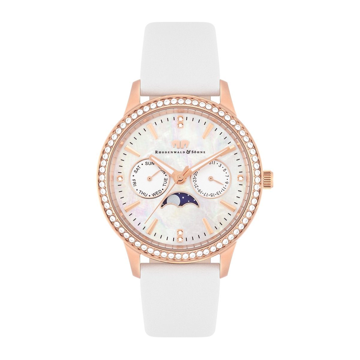 Rhodenwald & Söhne Multifunktionsuhr Amidala roségold, mit Quarzwerk