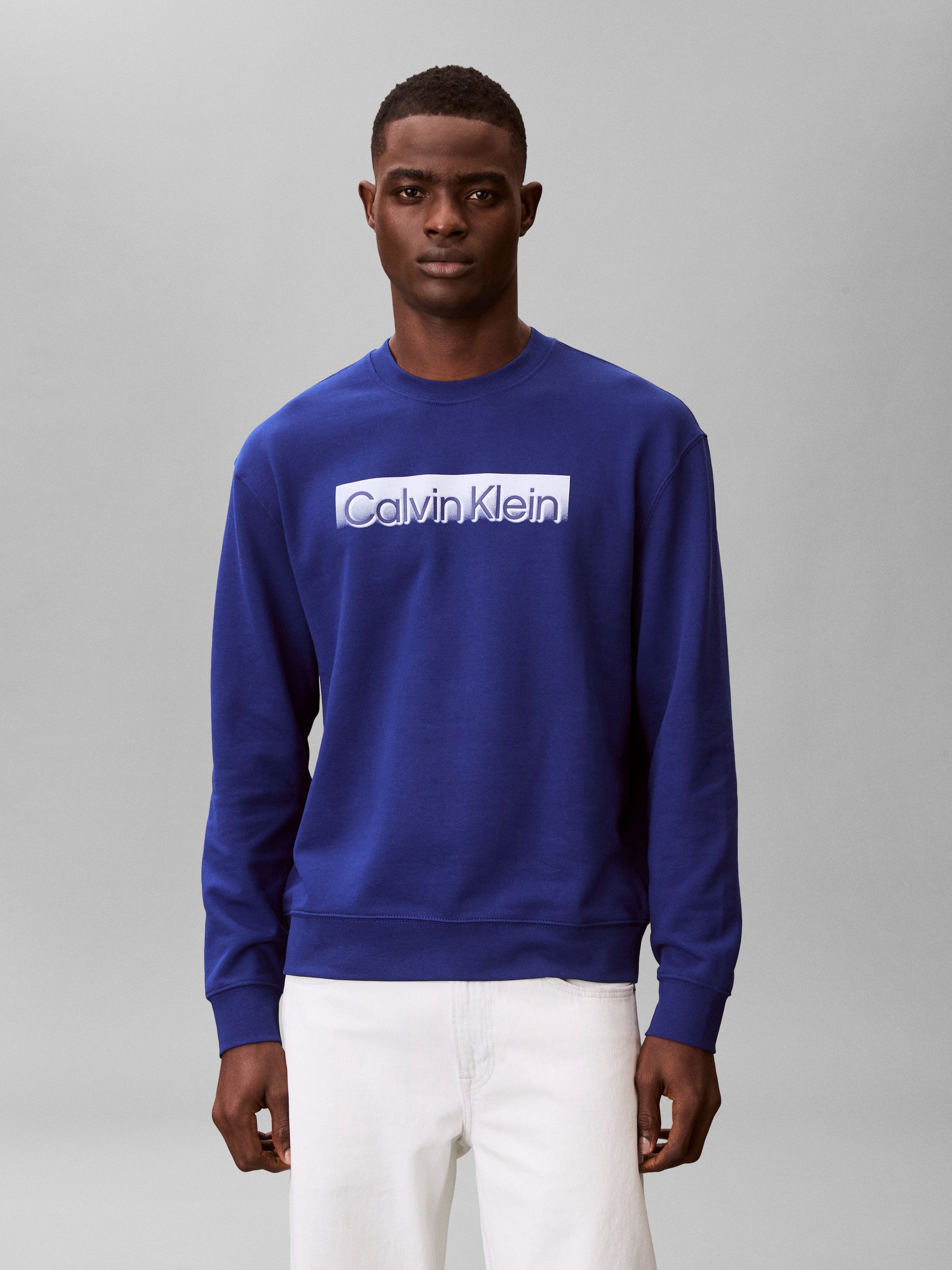 Calvin Klein Sweatshirt EU SPORTSWEAR GRAPHIC CREWNECK Regular fit mit Logodruck