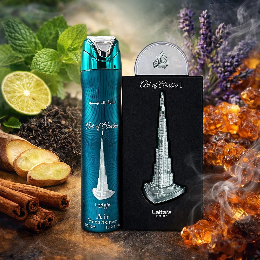 Lattafa Eau de Parfum Pride Art Of Arabia I EDP 100ml + Raumspray 300ml