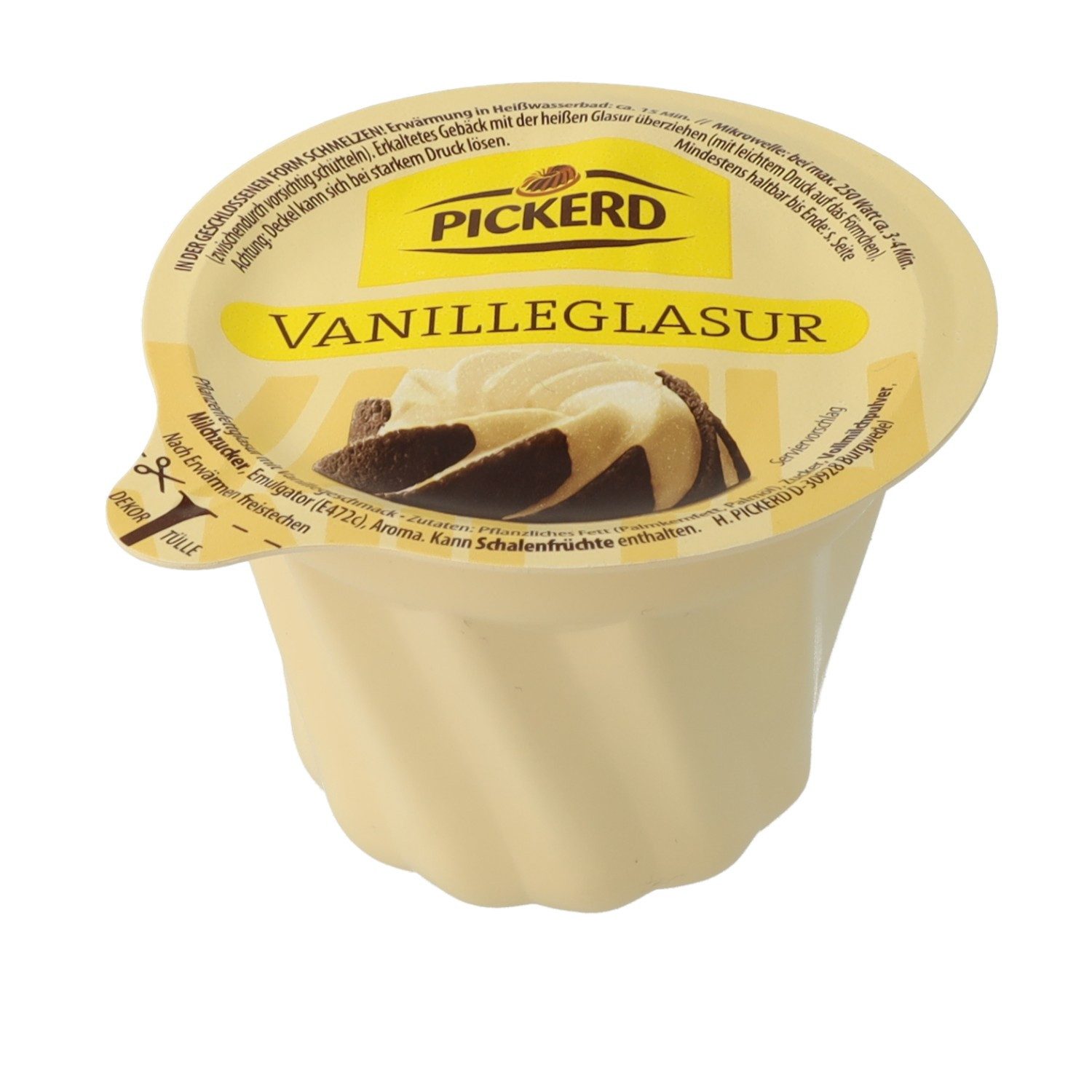 PICKERD Backdekoration PICKERD Vanilleglasur 150 g, 1 x