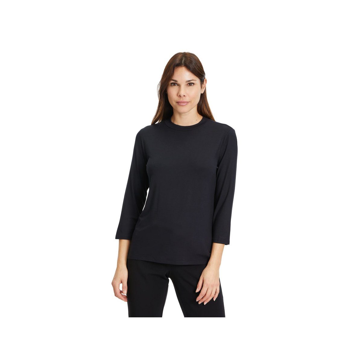 Betty Barclay Rundhalsshirt schwarz (1-tlg)