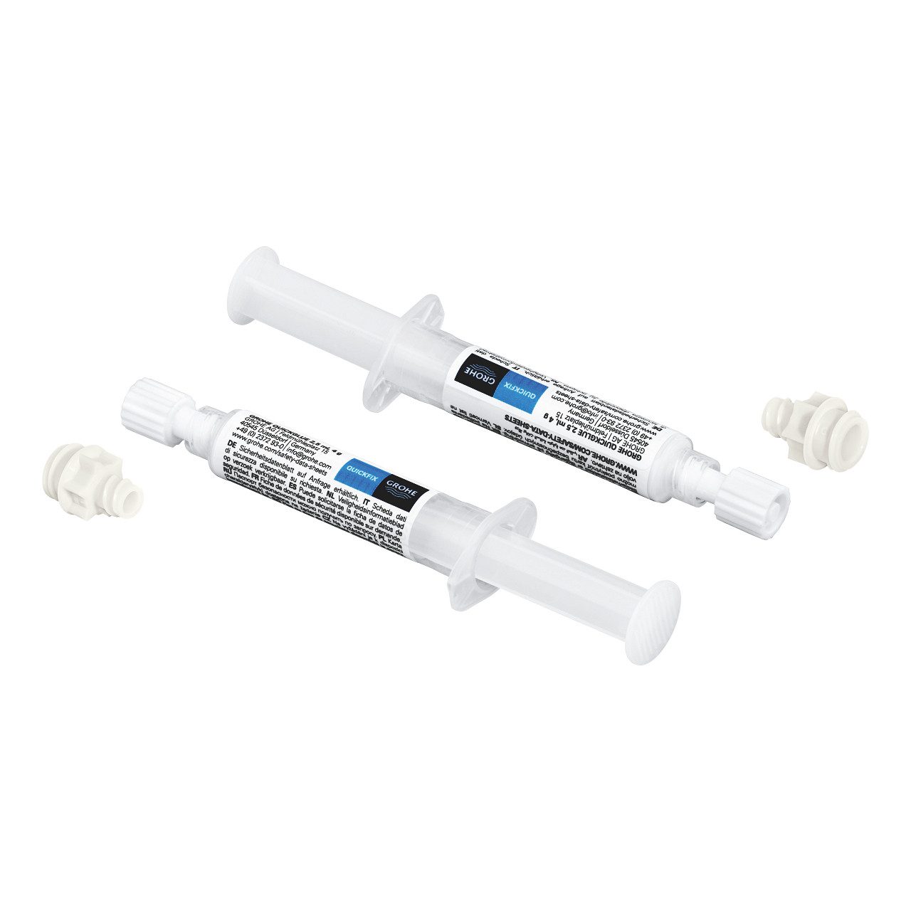 Grohe Sanitär-Installationsset QuickGlue A2 Kleber, 2x Klebespritze (41128000)