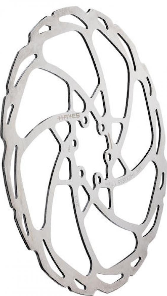 Hayes Scheibenbremse Hayes D-Series Bremsscheibe 6-Loch 180 mm Silber - Geräuschreduzierend