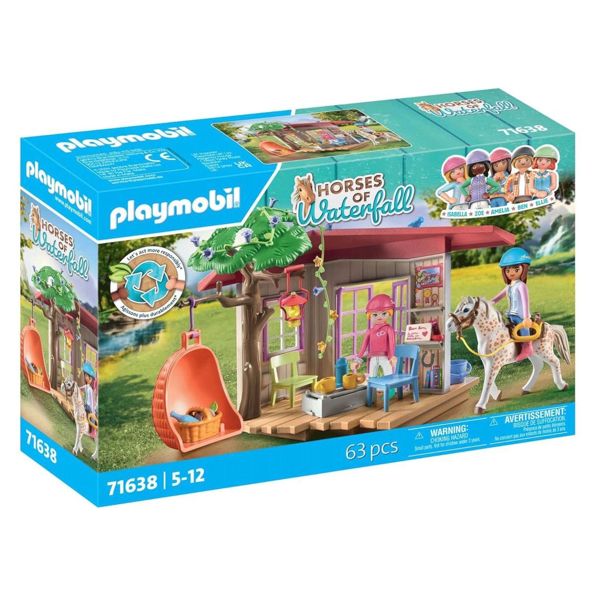 Playmobil® Spielwelt PLAYMOBIL® 71638 - Horses of Waterfall - Geheimes Clubhaus für Pferd