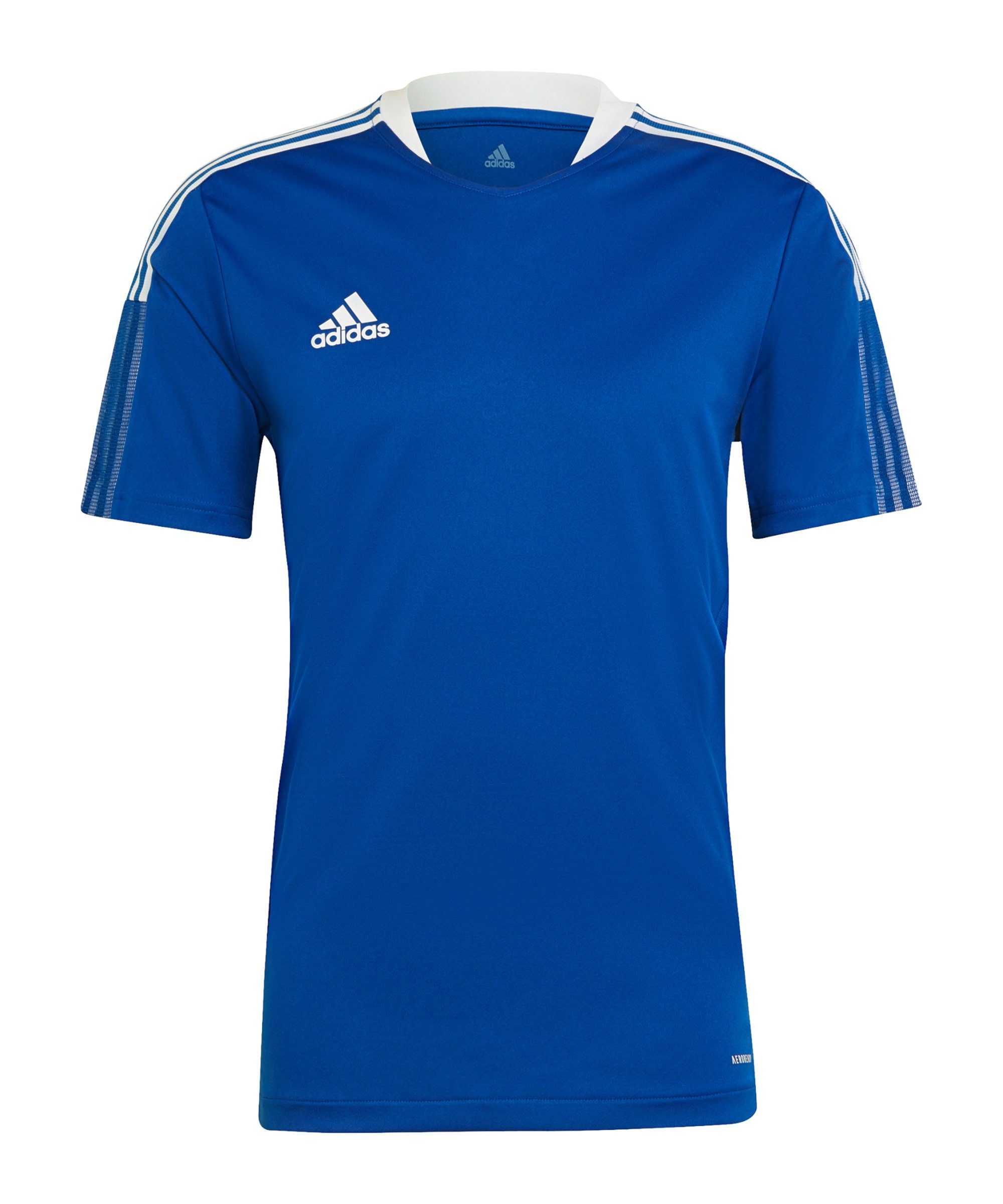 Produkt 21 Trainingsshirt Nachhaltiges adidas T-Shirt blauweiss Performance Tiro