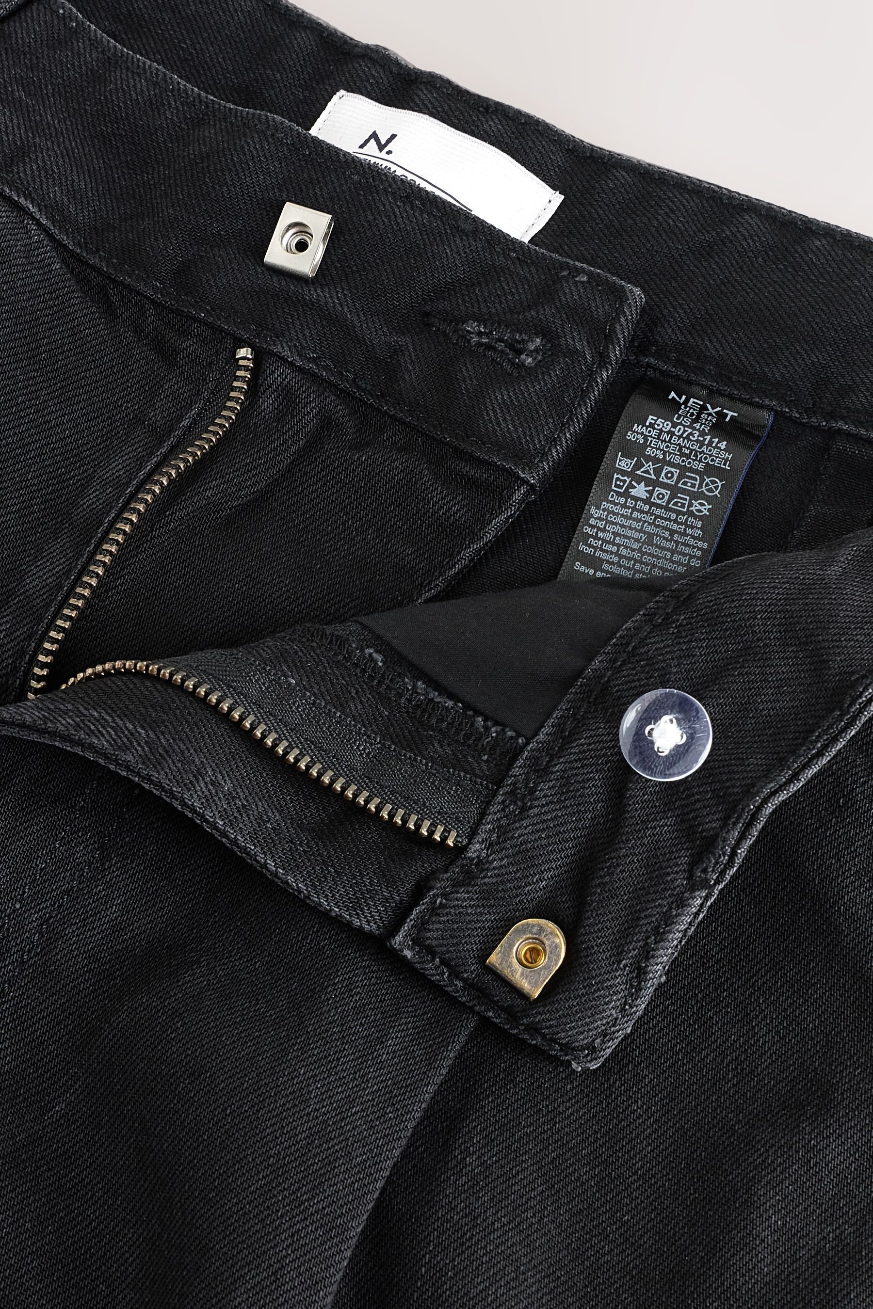 Next Weite Jeans N. Premium Hochbund-Hosenrock-Jeans (1-tlg)
