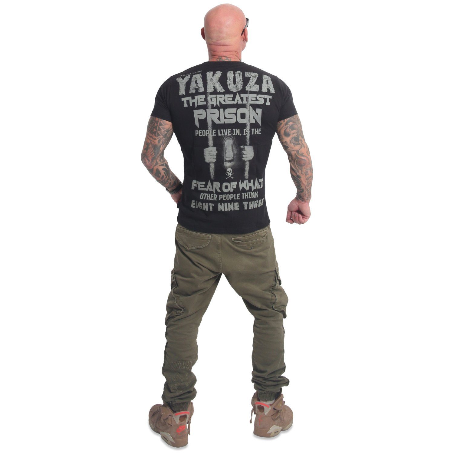 T-Shirt Prison YAKUZA schwarz