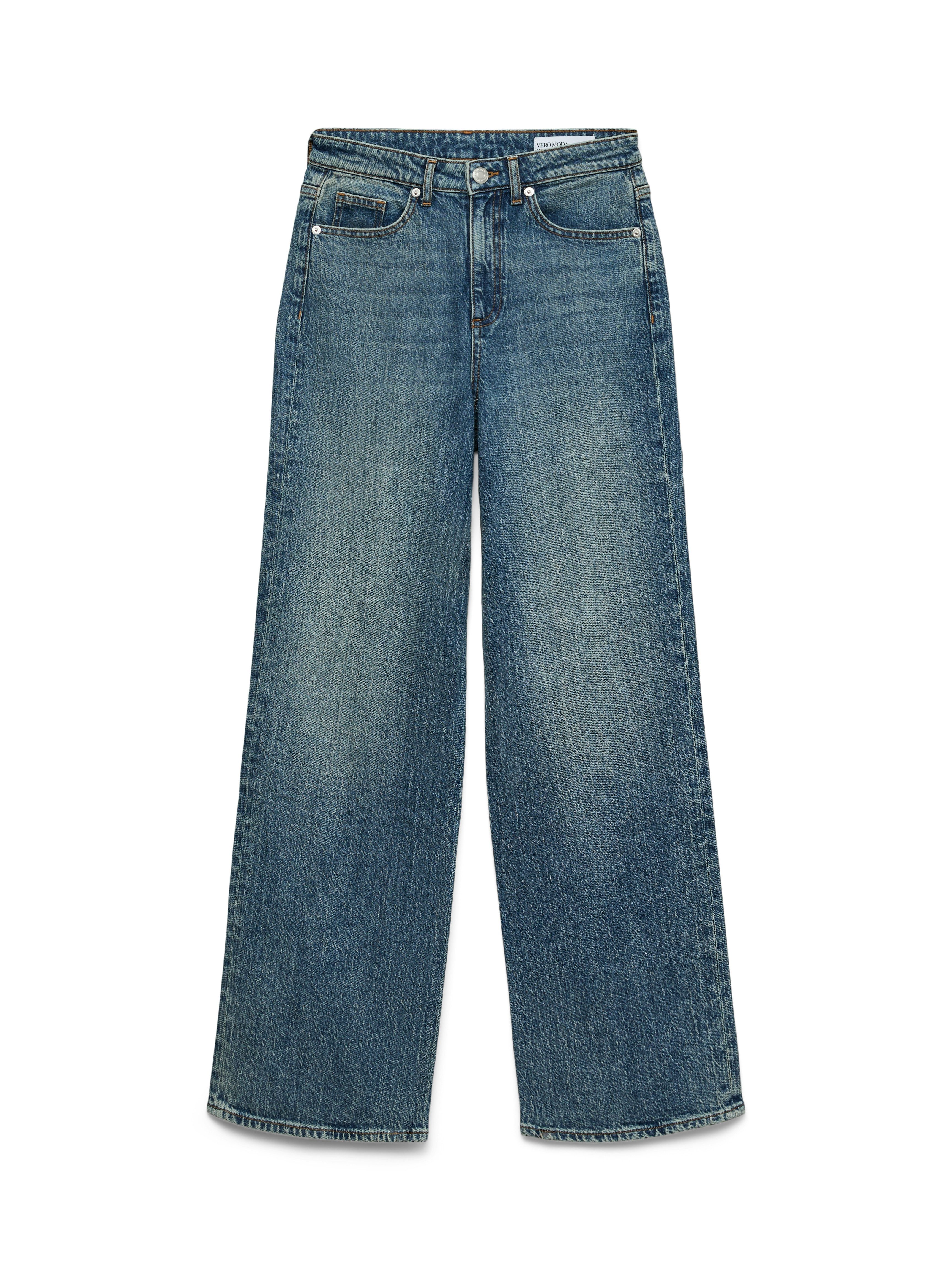 High-waist-Jeans VMTESSA HR WIDE JEANS RA394 GA NOOS