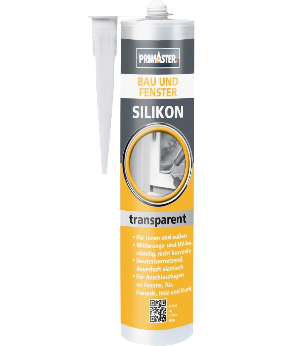 Primaster Silikon Primaster Bau und Fenster Silikon transparent 310