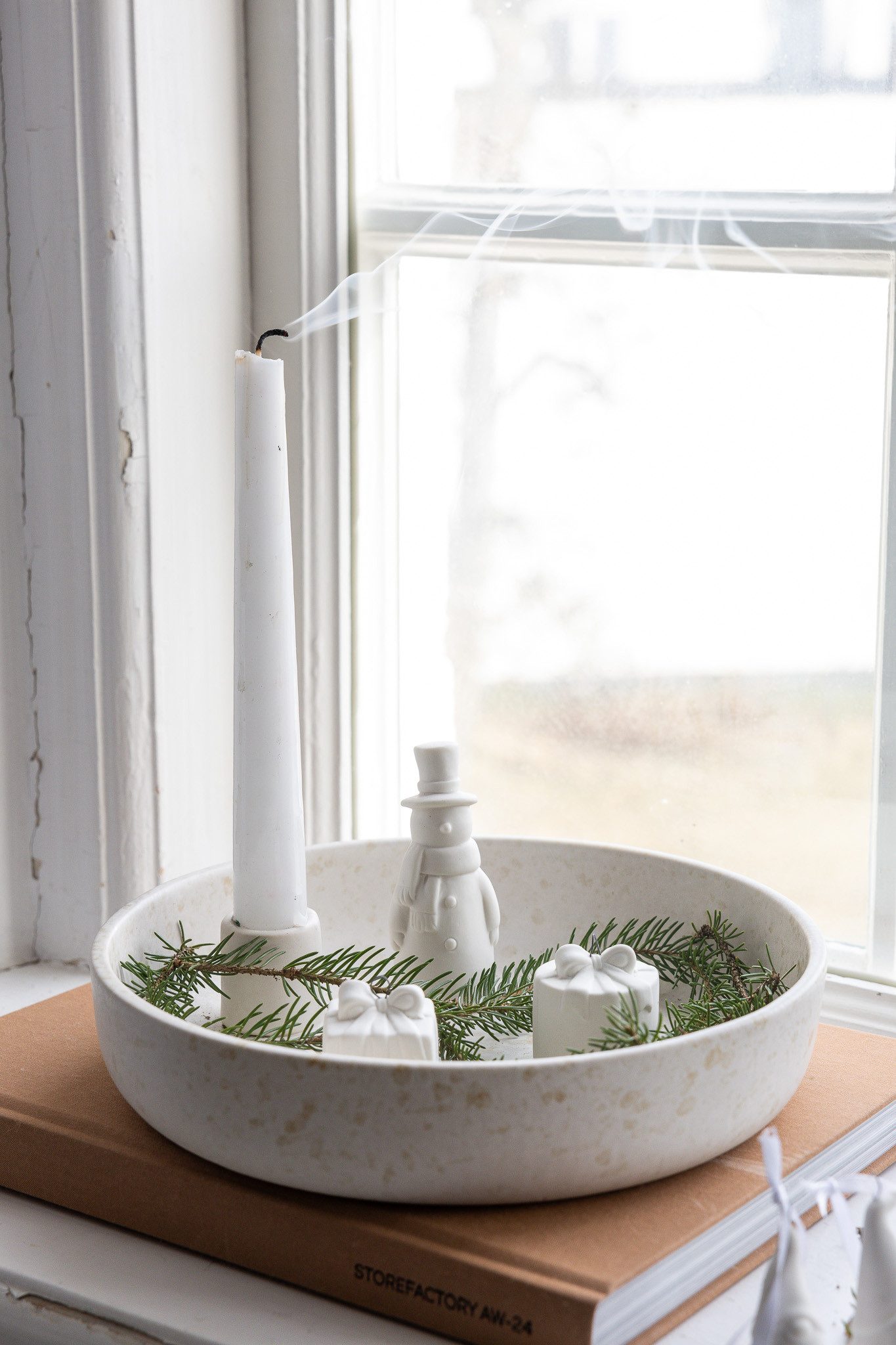 Storefactory Dekoobjekt kleiner Schneemann Rune weiß H9cm Weihnachtsdeko, W günstig online kaufen