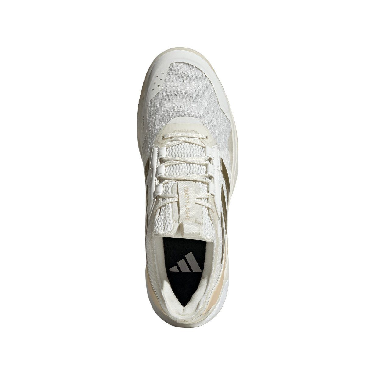 adidas Performance Hallen-Indoorschuhe CrazyFlight 6 weiss/gold Damen Badmintonschuh