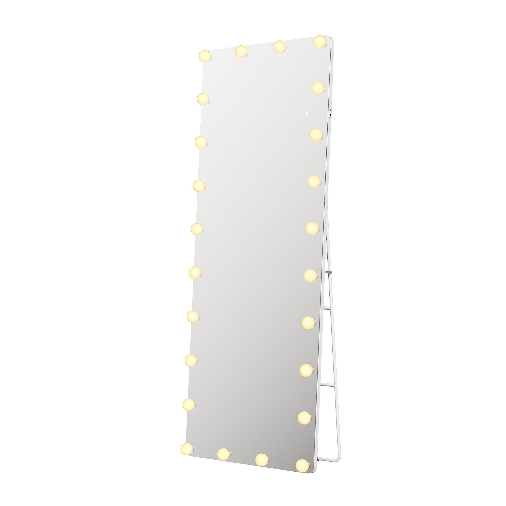 Wandspiegel Ganzkörperspiegel mit LED Beleuchtung,BxH:600x1600mm, in 3 Farben