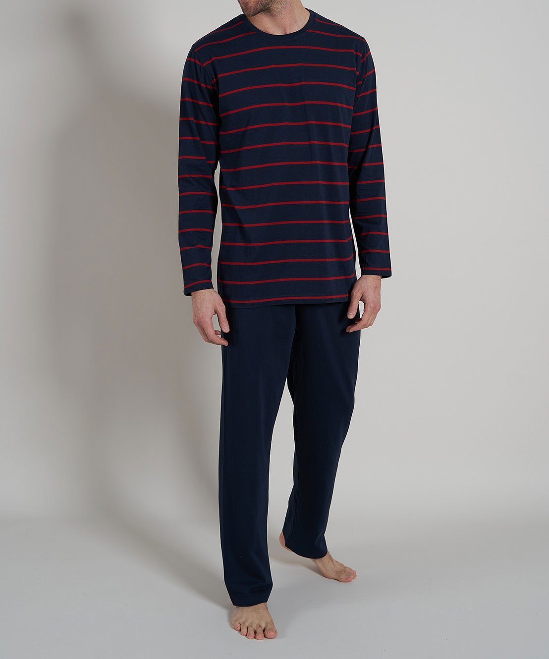 bugatti Pyjama Air Series (Set, 2 tlg) wärmeregulierend, bügelfrei, pflegeleicht, schnelltrocknend