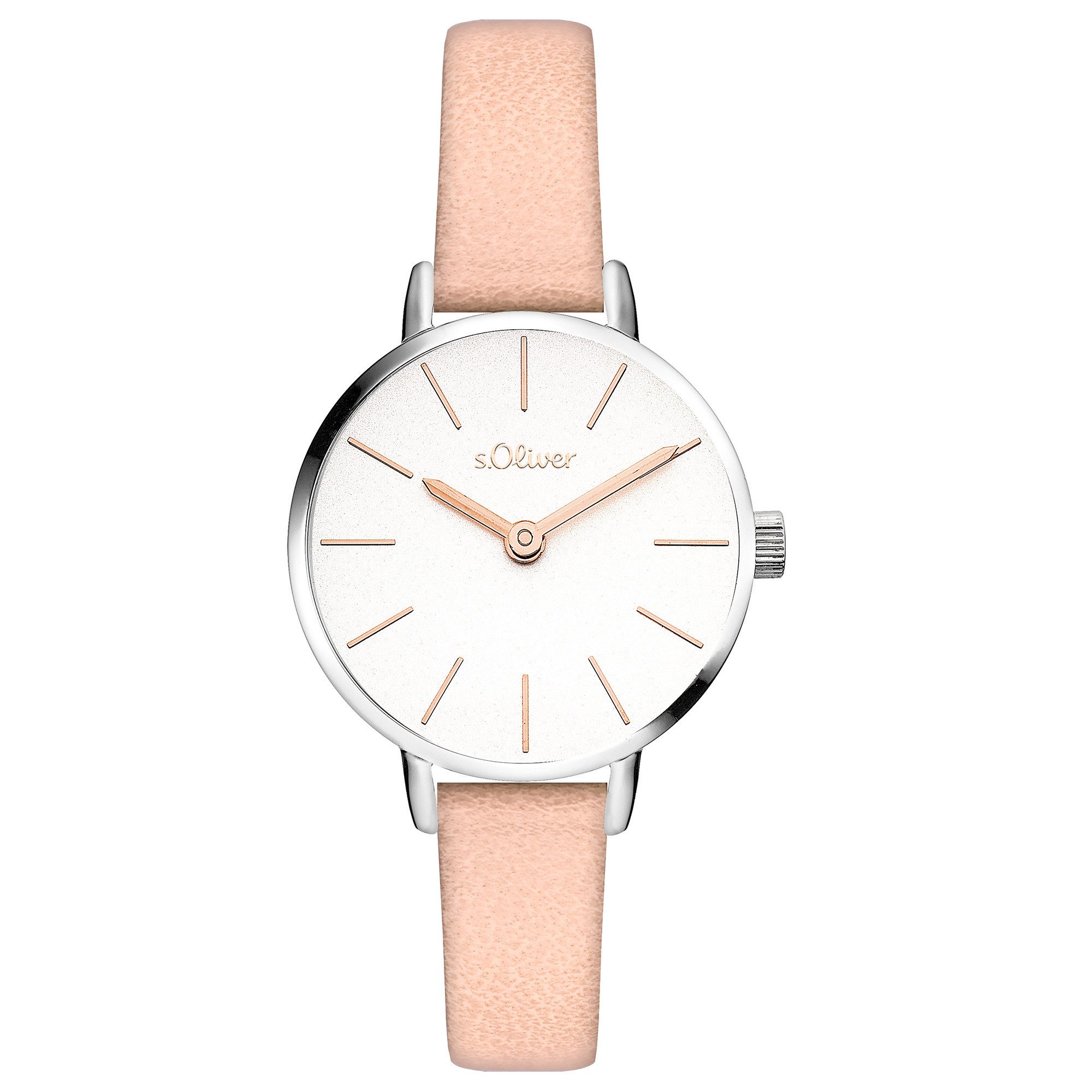 s.Oliver Petite Time SO-4538-LQ, Armbanduhr, Damenuhr, analog