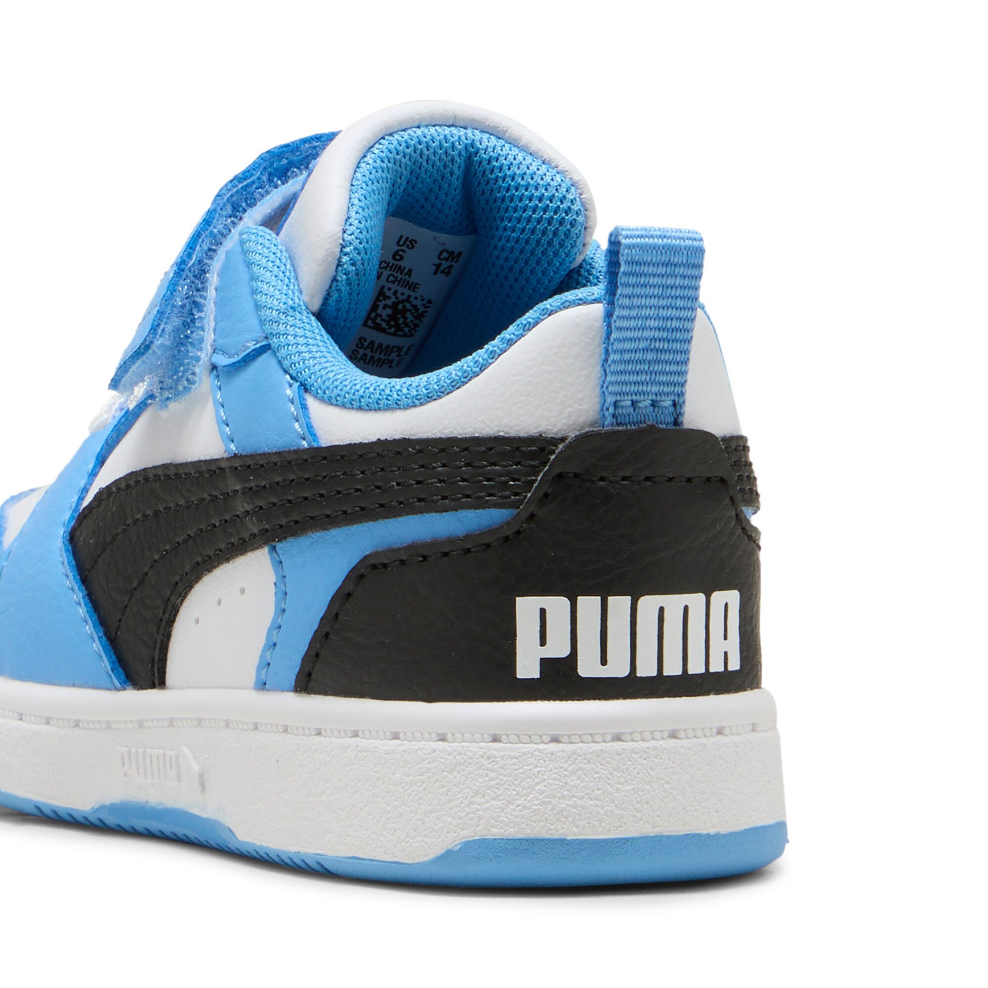 PUMA REBOUND V6 LO AC+ INF Sneaker (für Kinder) mit Klettverschluss, weiche Einlegesohle, profilierte Gummilaufsohle – Bild 5 von 5