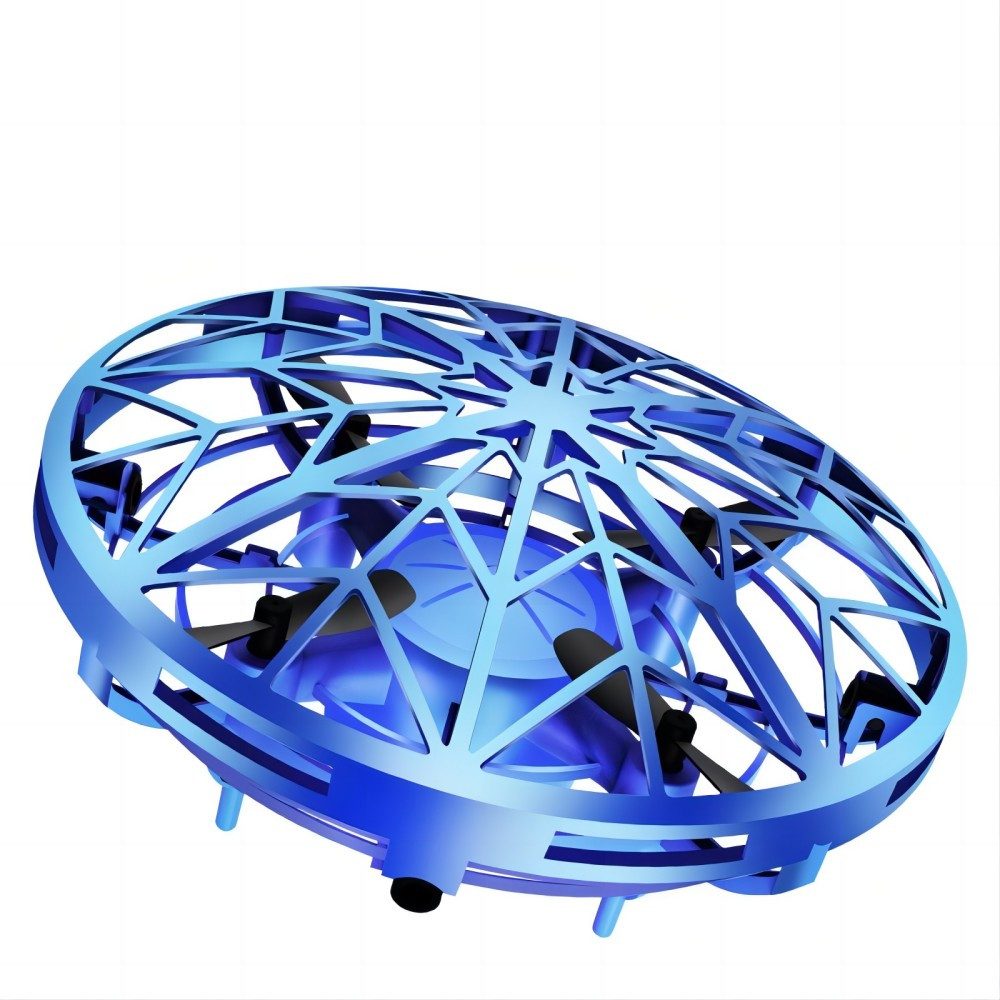 Gontence Fliegendecken Fliegende Spielzeug-Drohne für Kinder, fliegende Bälle (UFO-Mini-Helikopter-Spielzeug für drinnen und draußen, USB-Aufladung, Freihändige Mini-Drohne mit Bewegungssensorg), Geschenk für Jungen, Mädchen ab 8-14 Jahren