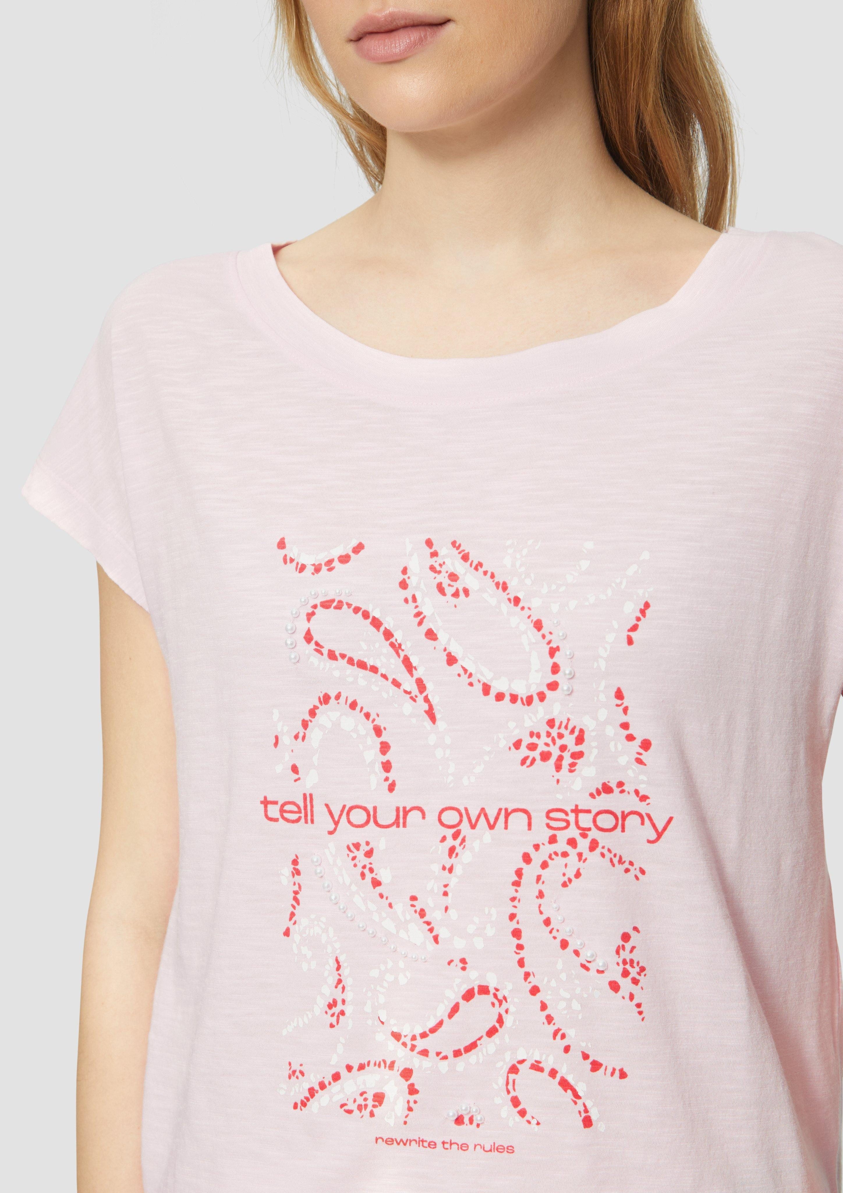 s.Oliver Shirttop T-Shirt im Relaxed Fit günstig online kaufen