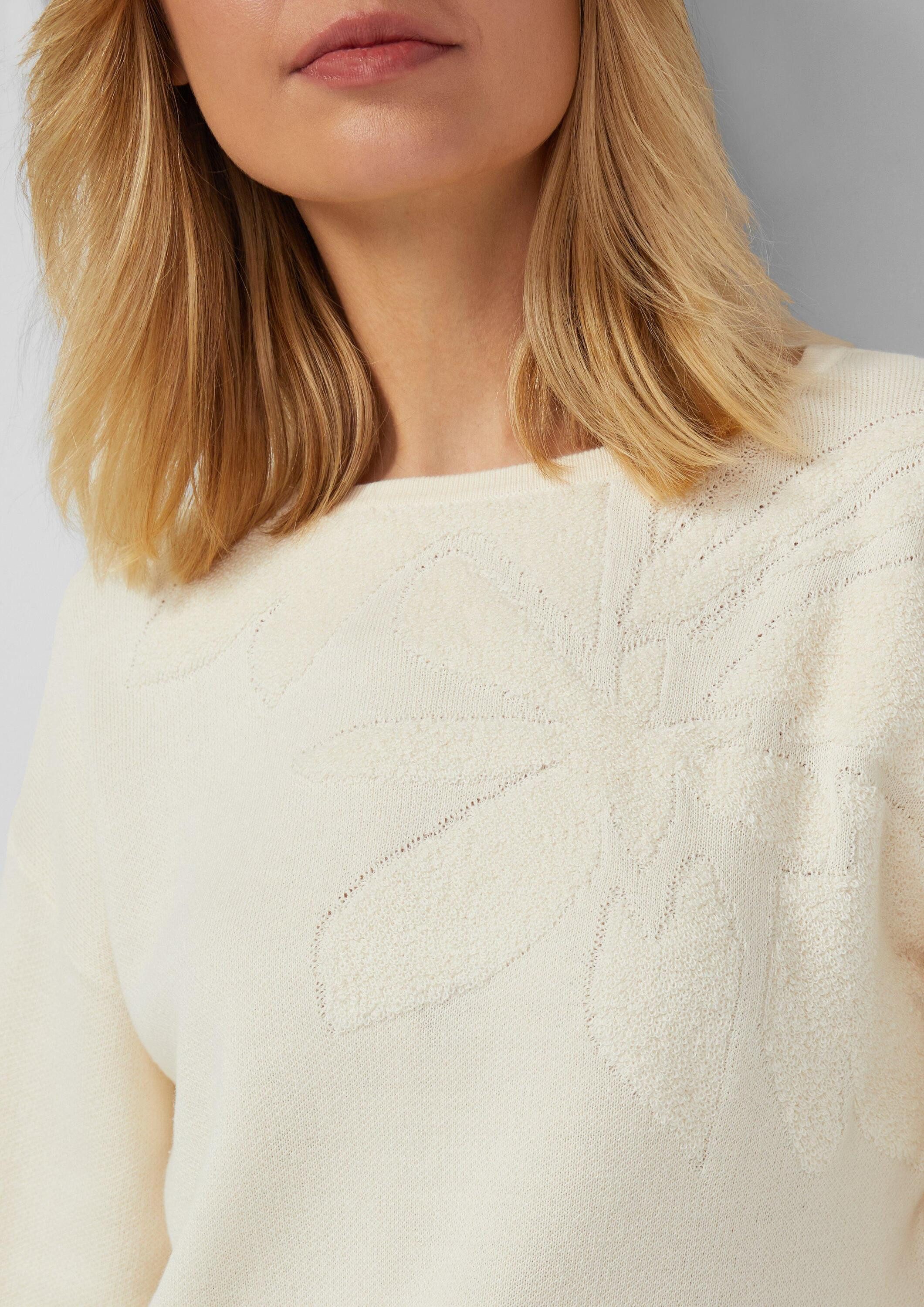 s.Oliver Longpullover Strickpullover Pullover mit dekorativem Strickmuster