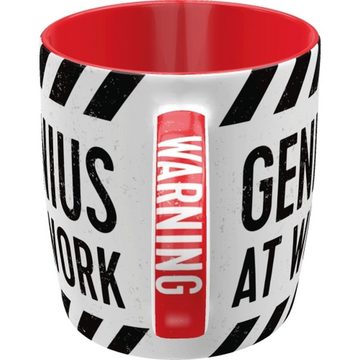 Nostalgic-Art Tasse Kaffeetasse - Achtung - Genius at Work