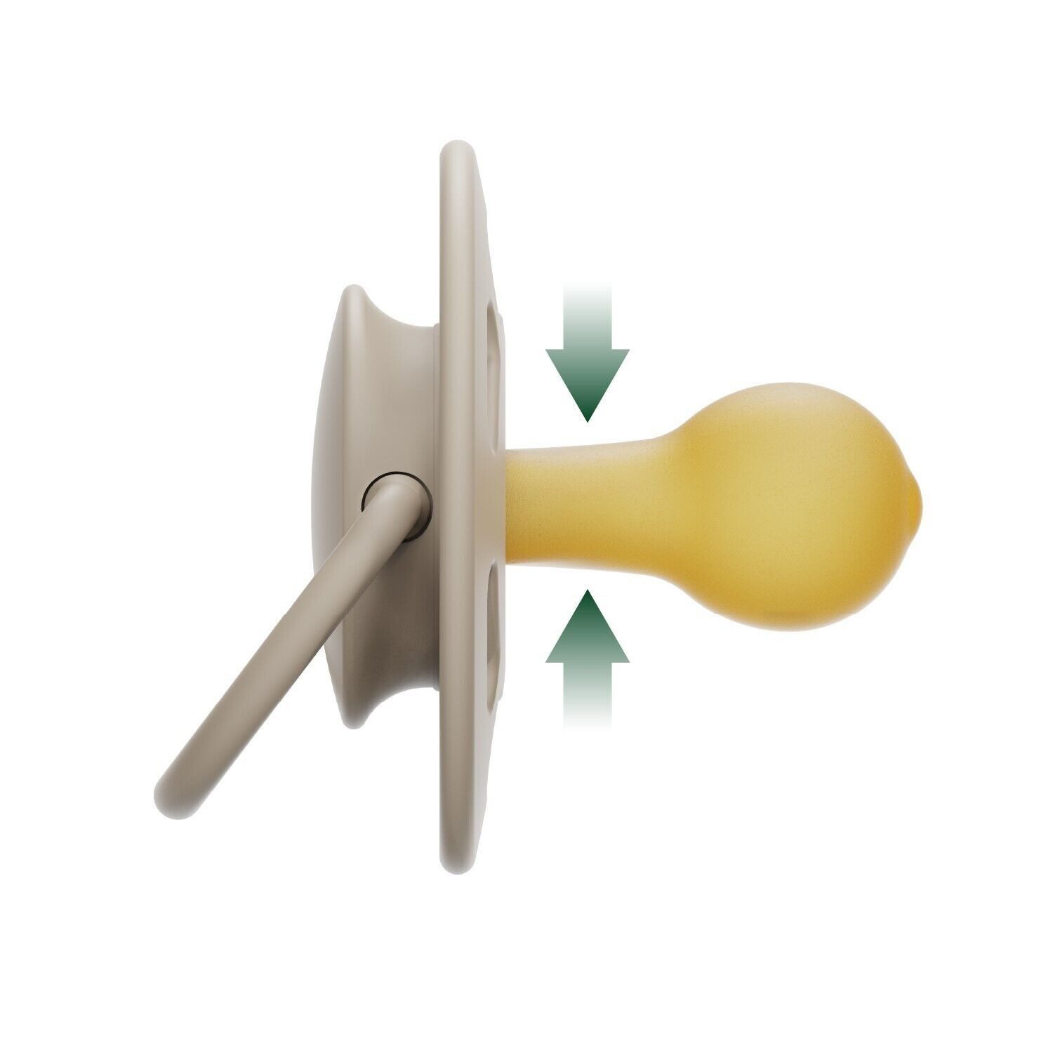 nip Schnuller Cherry Greenline Beruhigungssauger im 4er Set, Runde Kirschformschnuller mit extra dünnem Schaft
