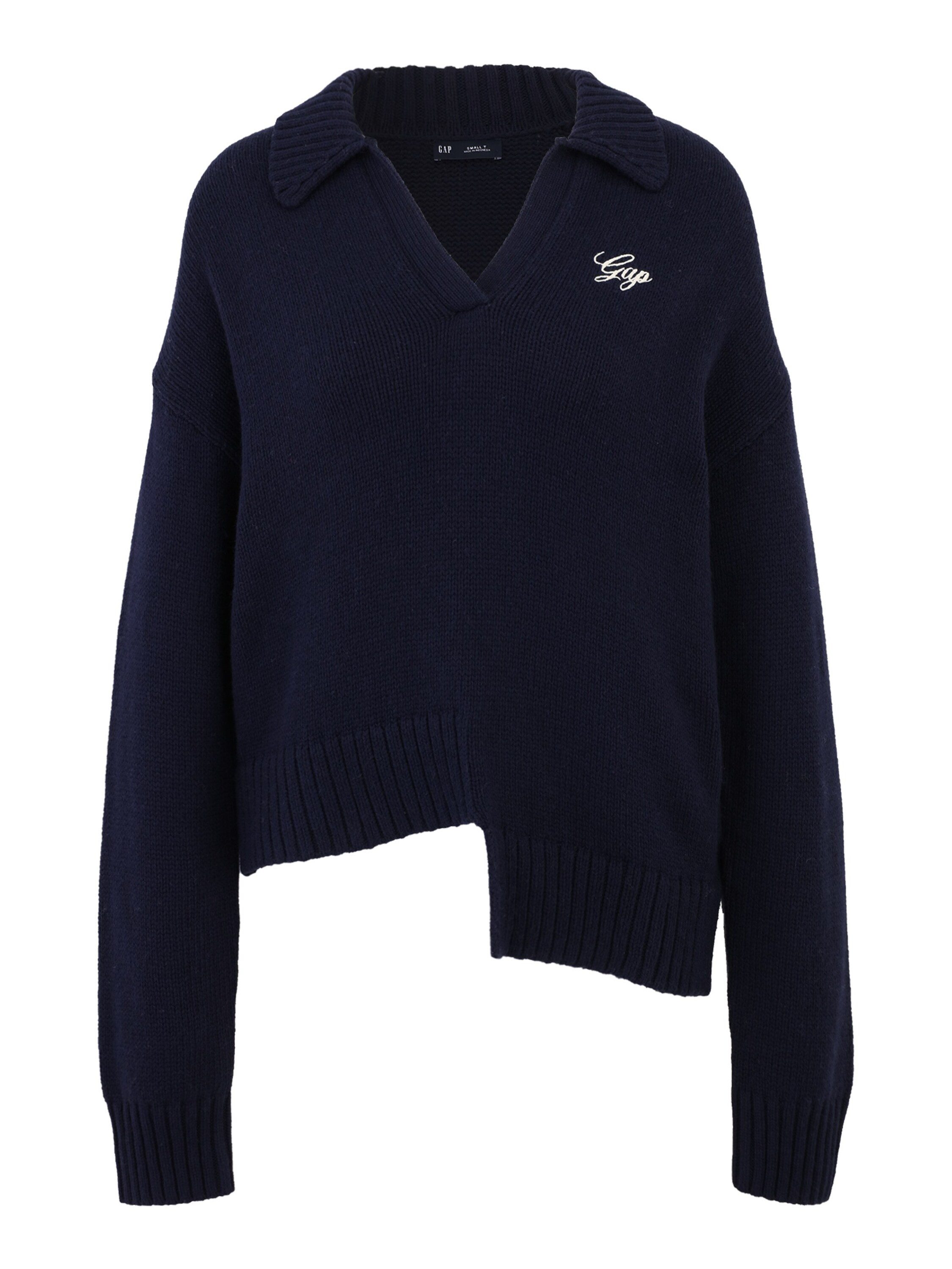 Gap Tall Strickpullover (1-tlg) Stickerei
