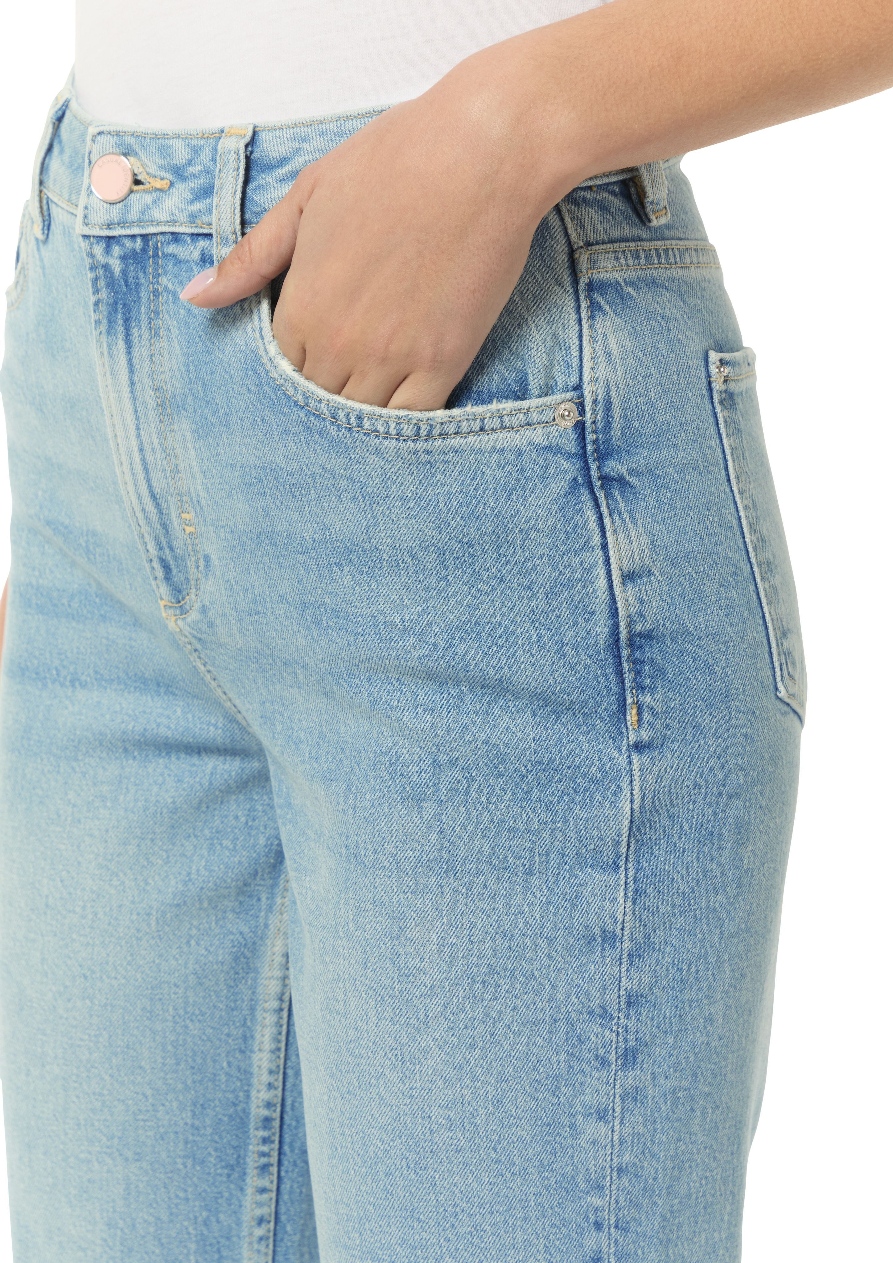 comma Straight-Jeans
