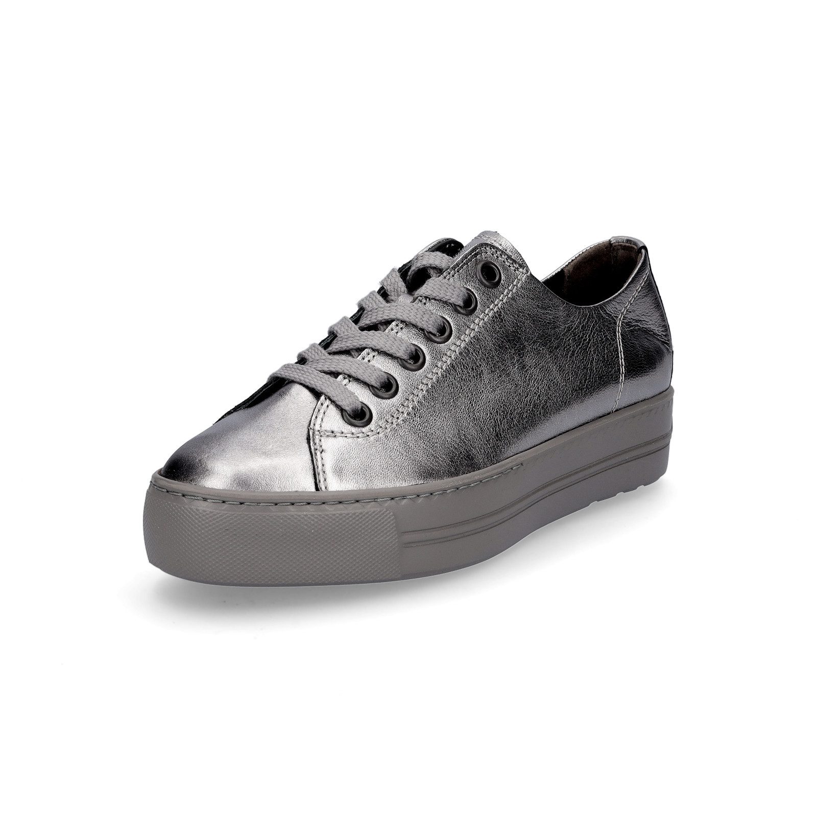 Paul Green Damen Sneaker grau metallic Sneaker