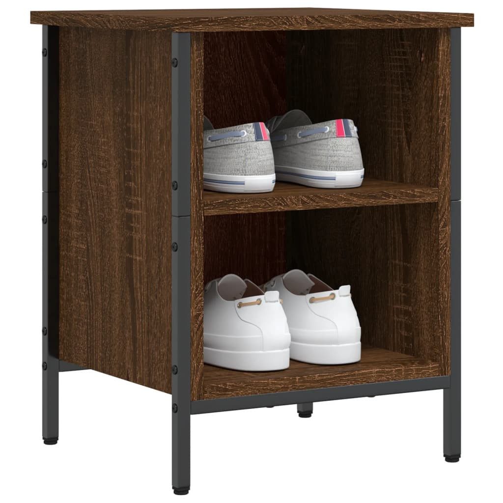 vidaXL Schuhregal Schuhregal Braun Eichen-Optik 38x35x50 günstig online kaufen