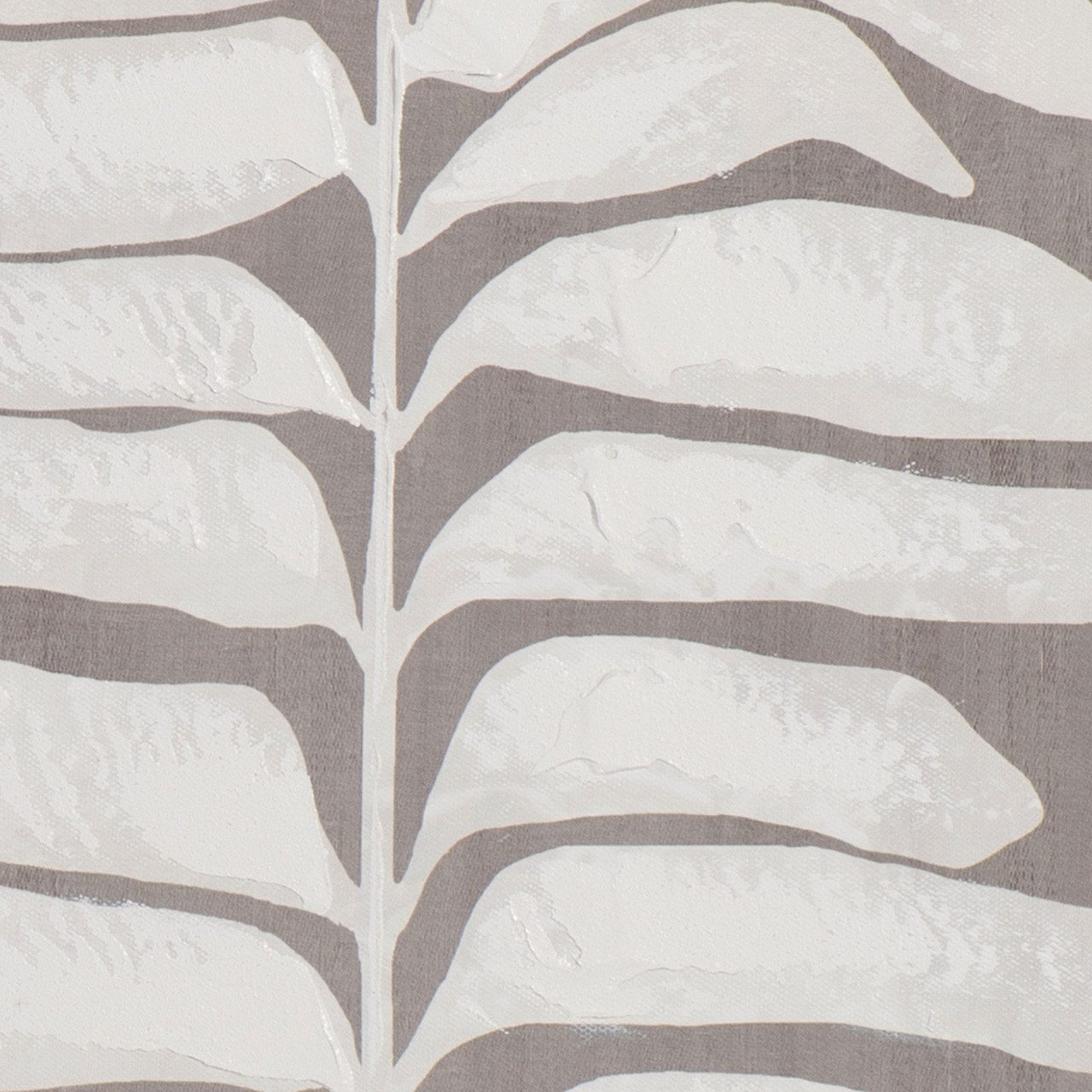ArtUniverse Gemälde Leinwandbild Bright Leaves 40 x 120 cm, Abstrakte Blätter hell, Hochwertige Leinwand mit stabilem Echtholzrahmen