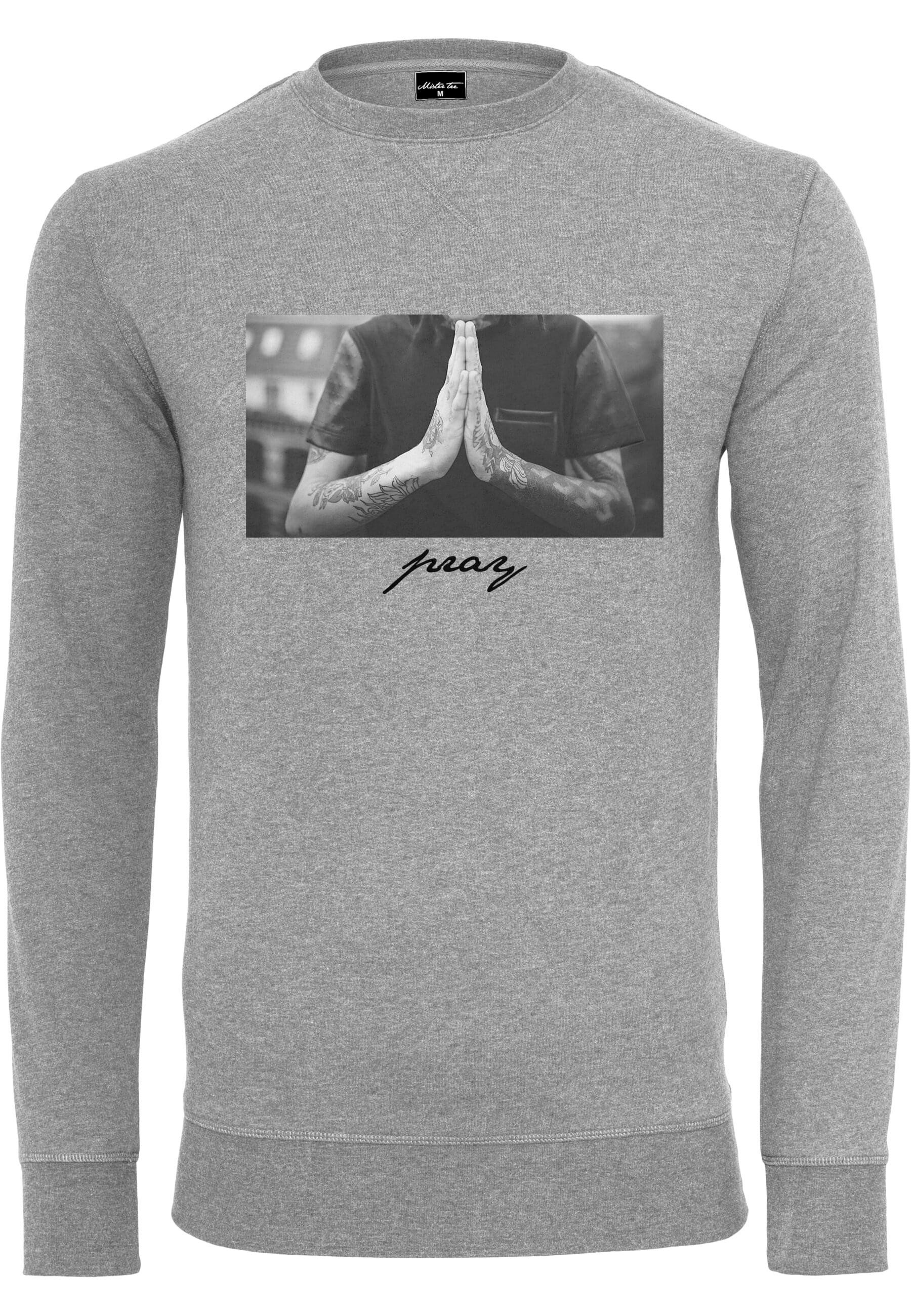 MisterTee Rundhalspullover MisterTee Herren Pray Crewneck günstig online kaufen