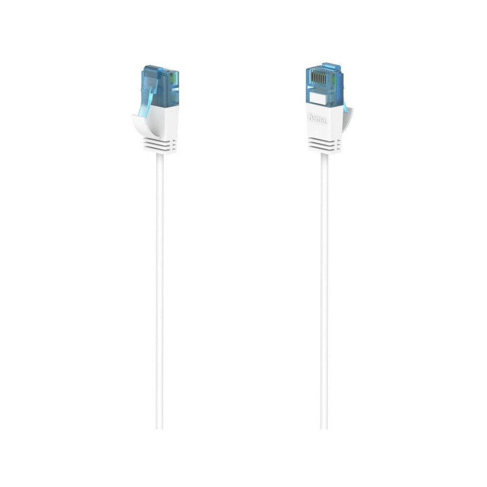 Hama Hama Netzwerkkabel (RJ-45, 0,75 m) weiß - Zubehör. Adapter RJ-45 zu RJ-45